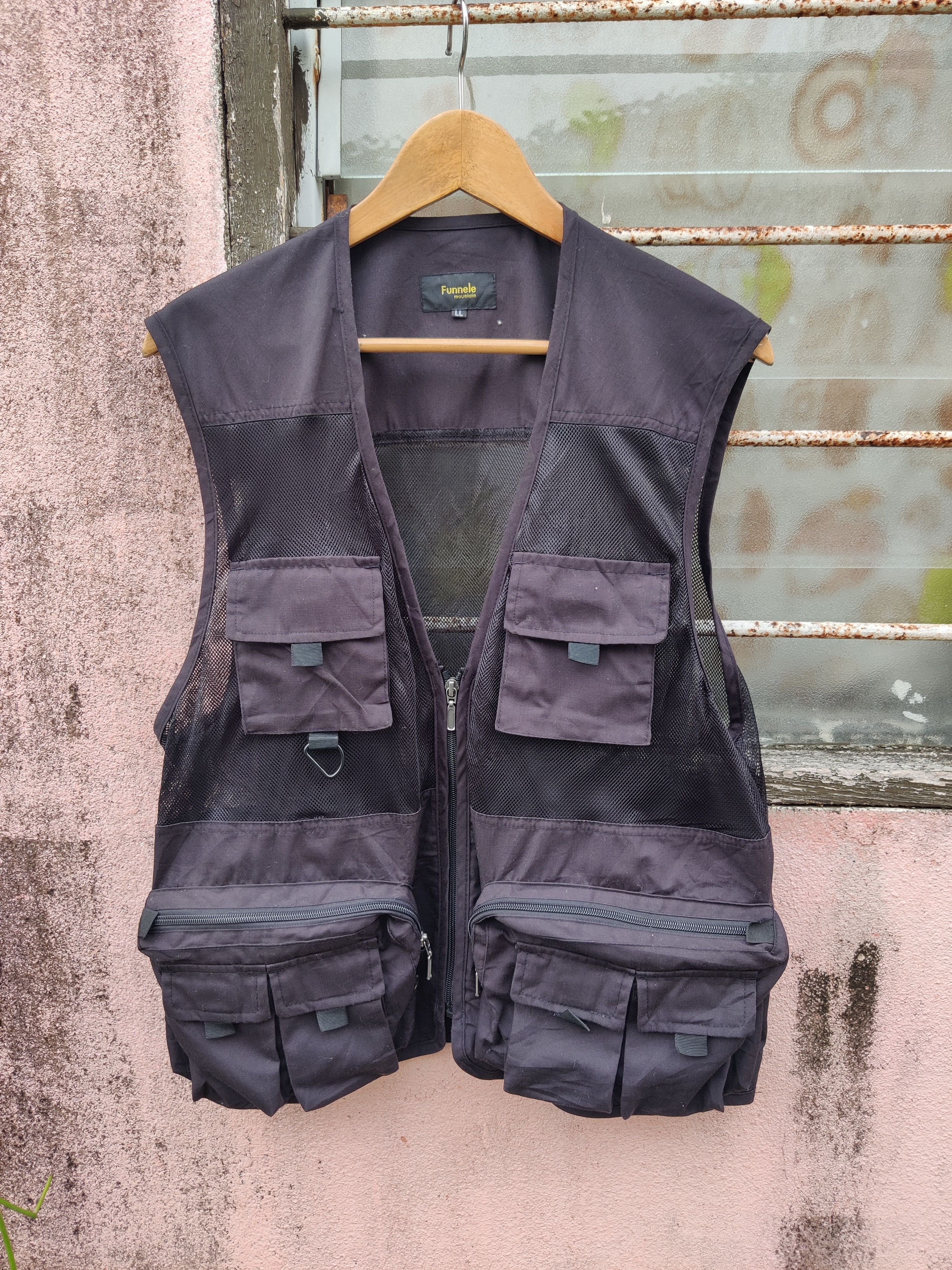 2024 Vintage Japanese Brand Giemon Patchwork Vest Sweater