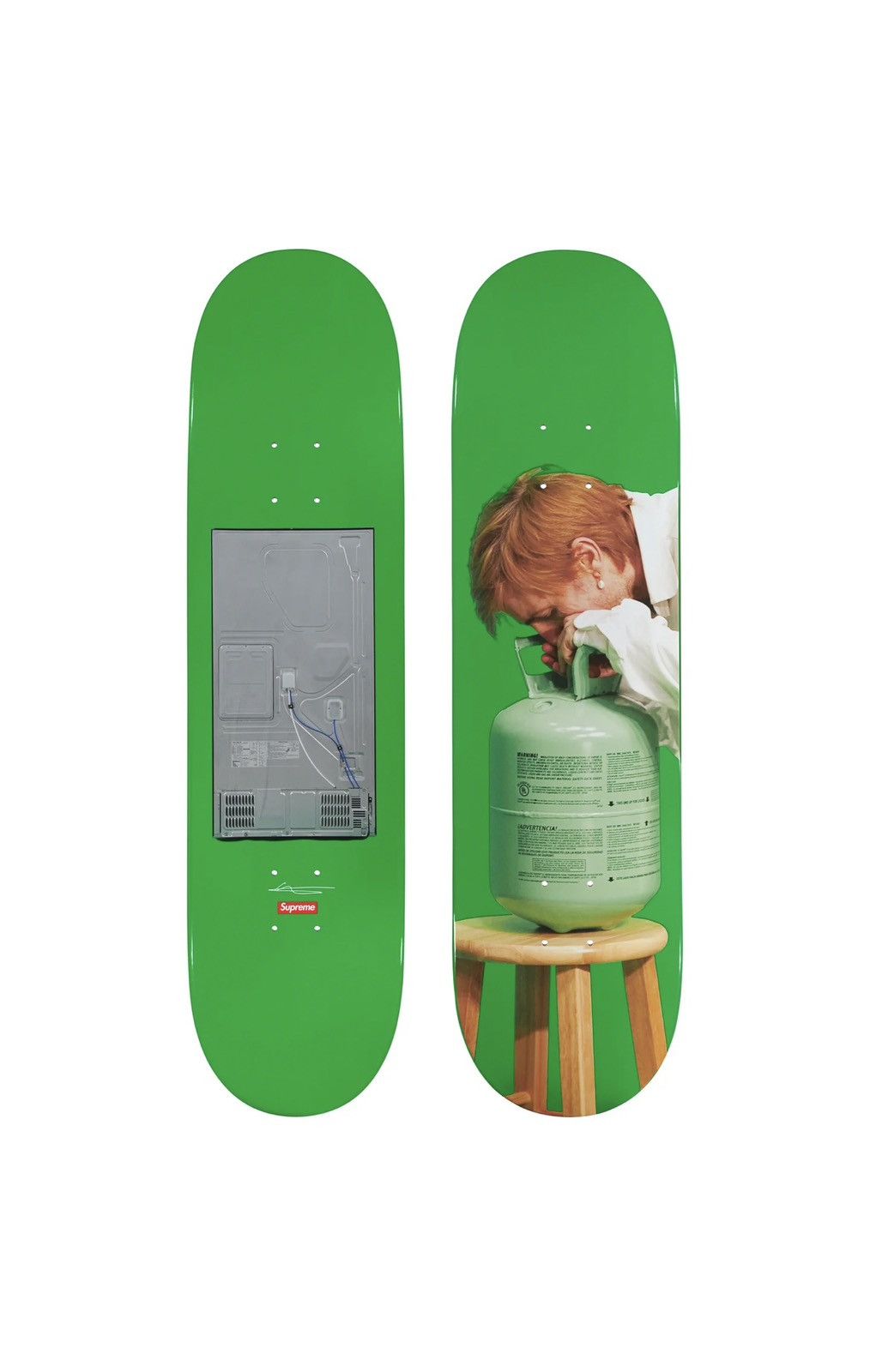 Streetwear × Supreme Mark Leckey GreenScreen Skateboard Deck FW23 
