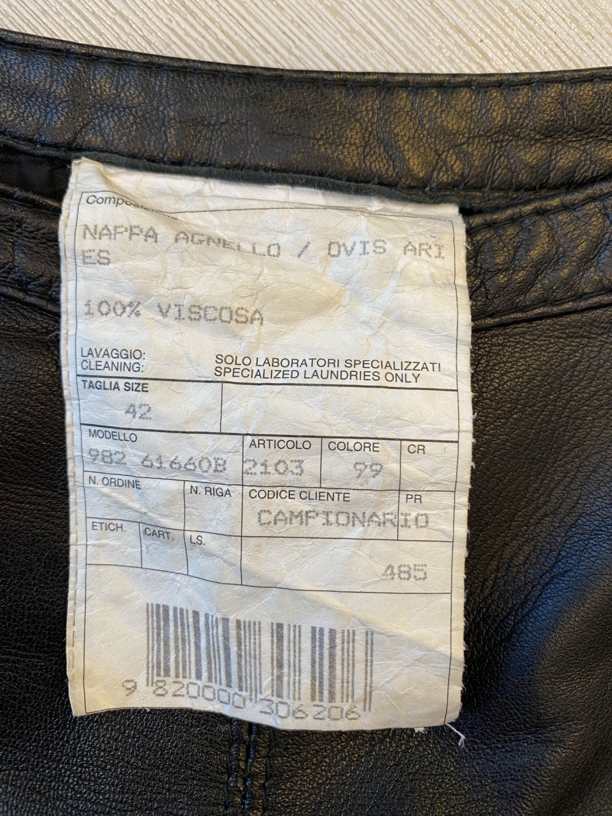 Gianfranco Ferre Gianfranco Ferre 90s Vintage Lambskin Women’s Pants Size 28" / US 6 / IT 42 - 4 Thumbnail
