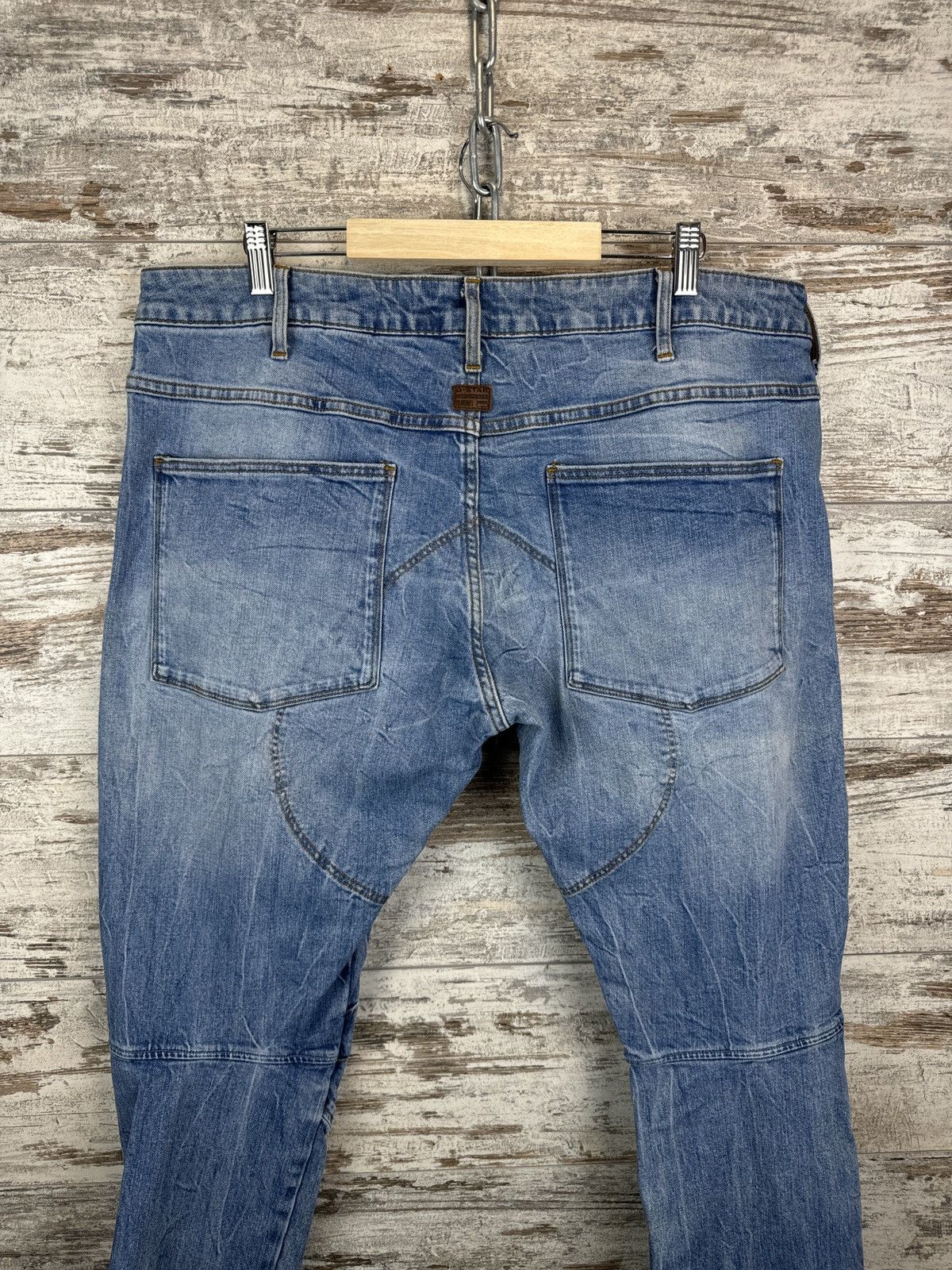 G-Star × Vintage Mens G Star Raw 5620 3D SLIM cargo pants jeans denim Size US 38 / EU 54 - 11 Thumbnail