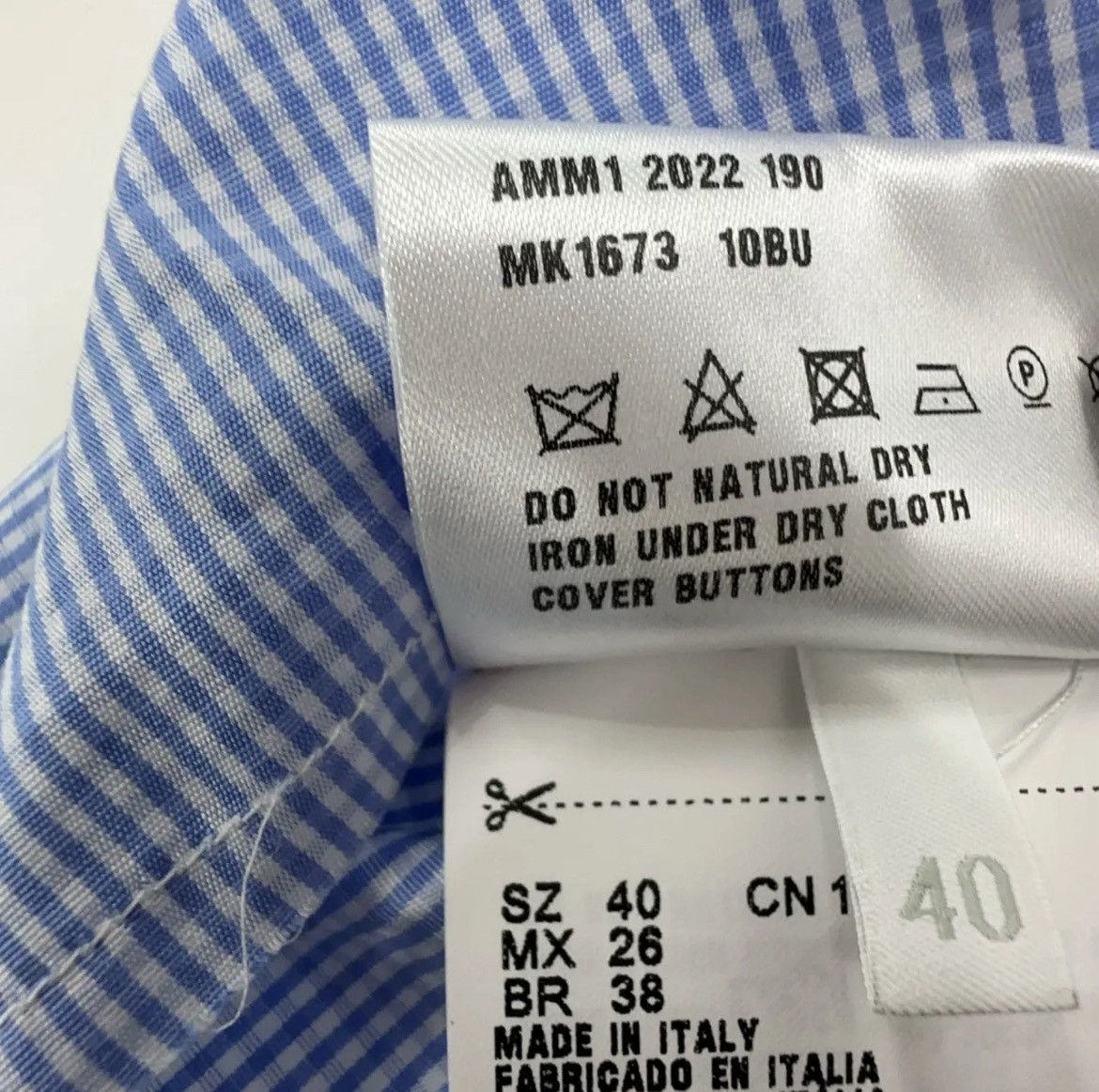 Miu Miu Miu Miu cropped cotton gingham shirt Size S / US 4 / IT 40 - 7 Thumbnail