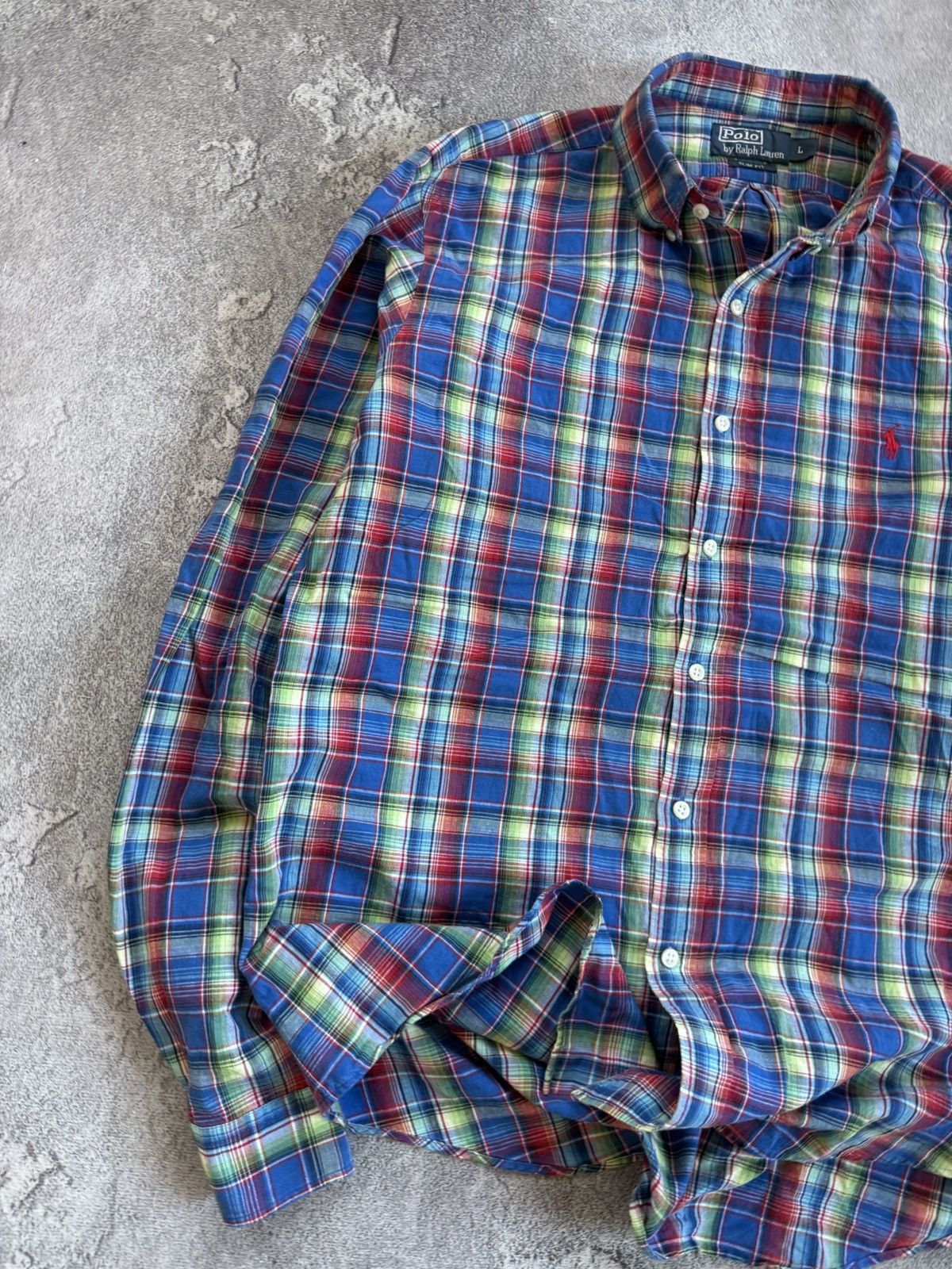 Polo Ralph Lauren Polo Ralph Lauren L/size Chekered flannel shirts 👔 button up Size US L / EU 52-54 / 3 - 3 Thumbnail