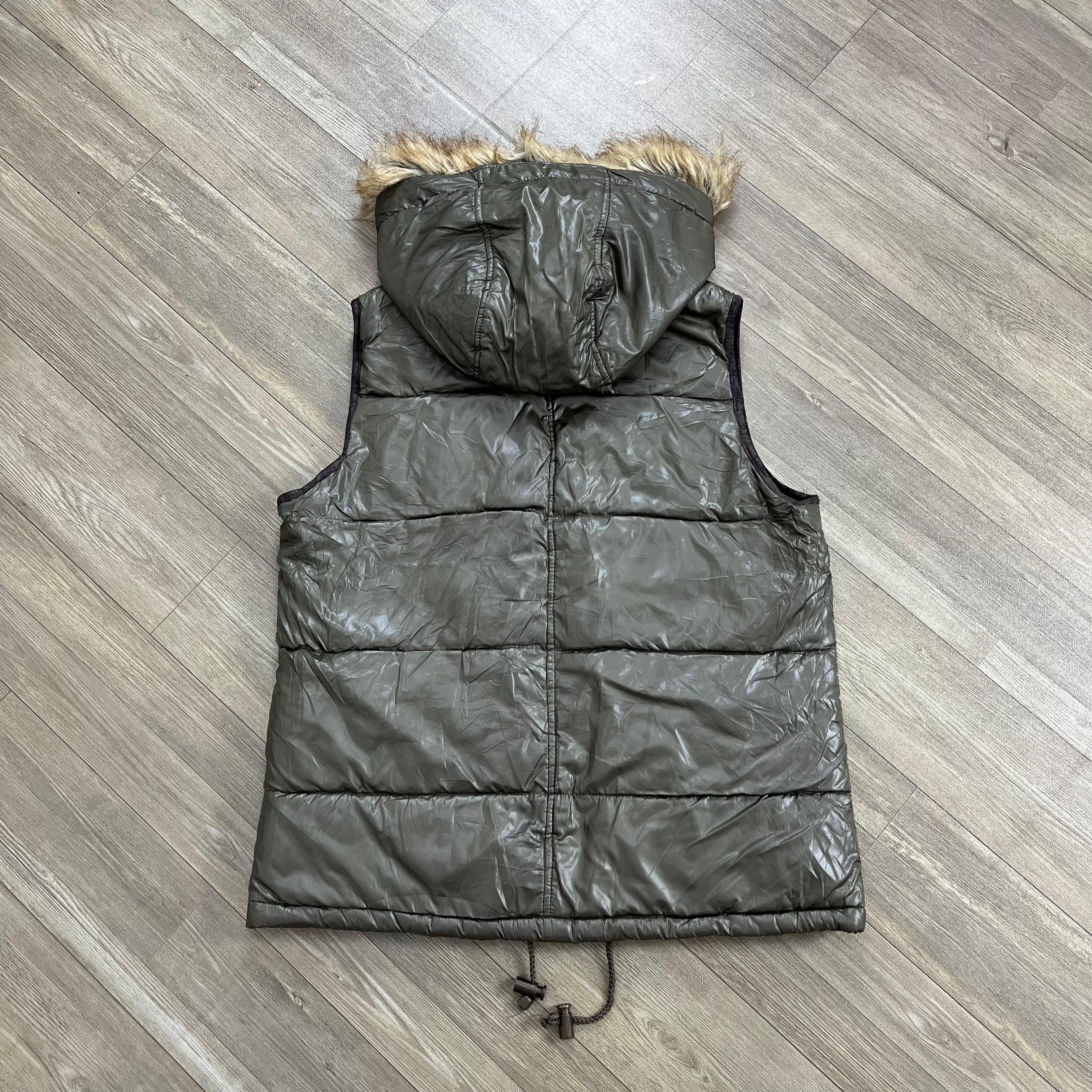 GOA 2000s Goa Style Winter Down Jacket Faux Fur Vest Size US M / EU 48-50 / 2 - 16 Thumbnail