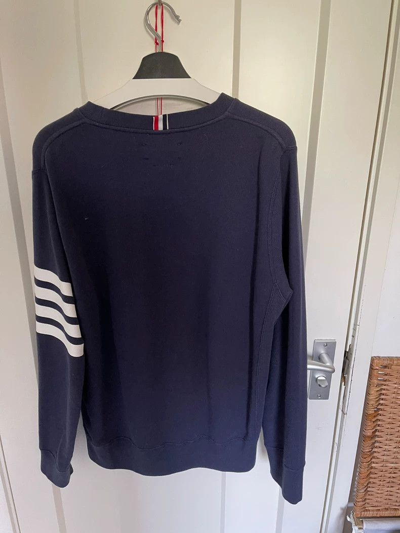 Thom Browne Thom browne The first Navy sweatshirt 2503-Nextarrow Size US XL / EU 56 / 4 - 2 Thumbnail