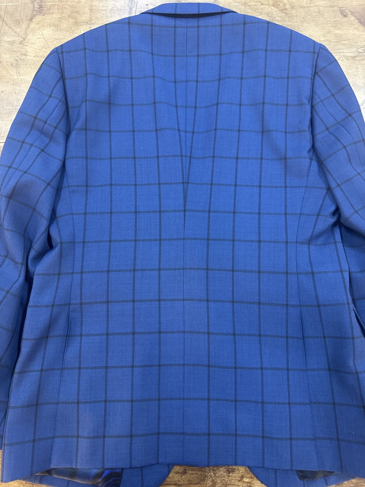 Other Super 120s Plaid Suit Size 40R - 6 Thumbnail
