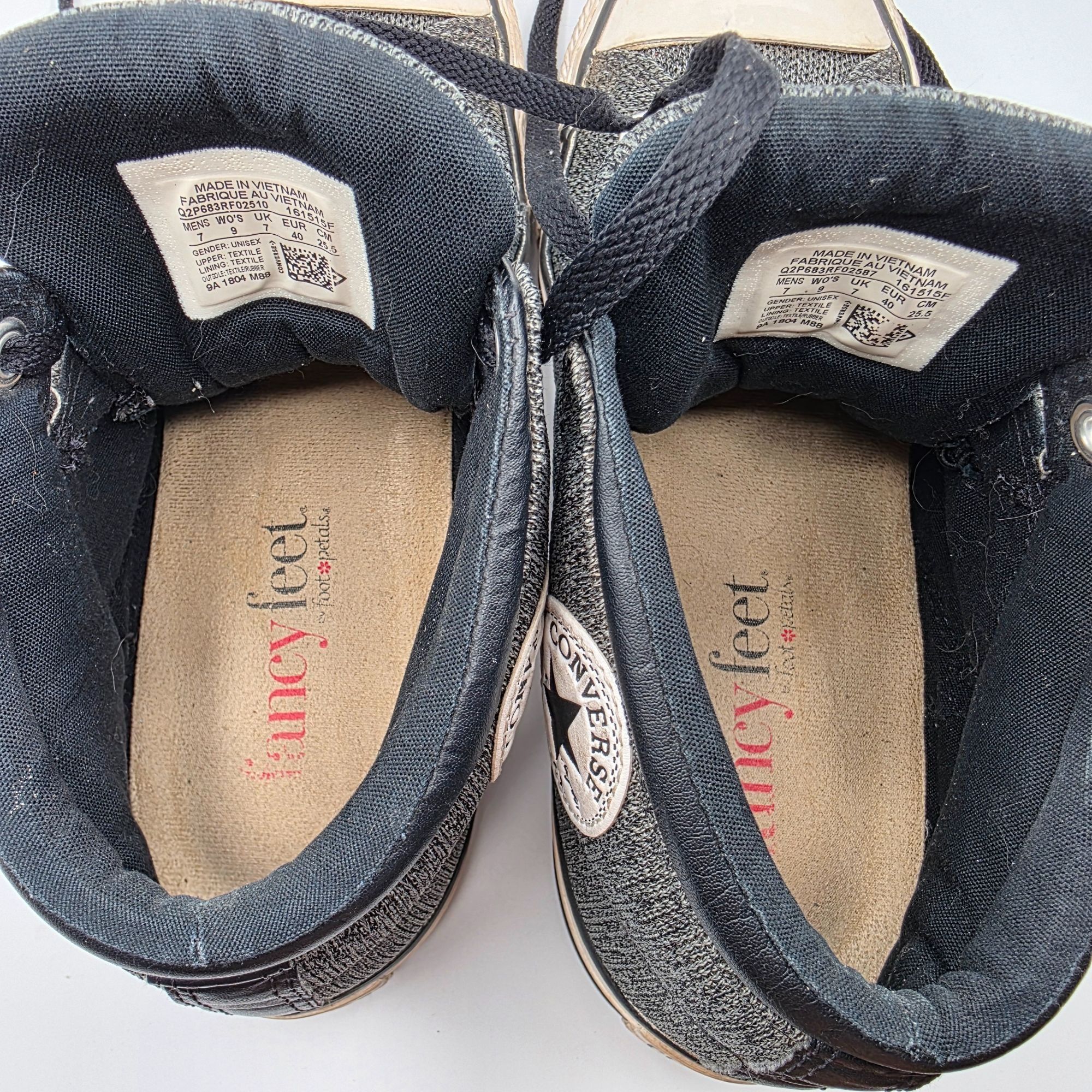 Converse Converse All Star Womens Size 9 Gray High Top Sneakers Class Size US 9 / IT 39 - 7 Thumbnail