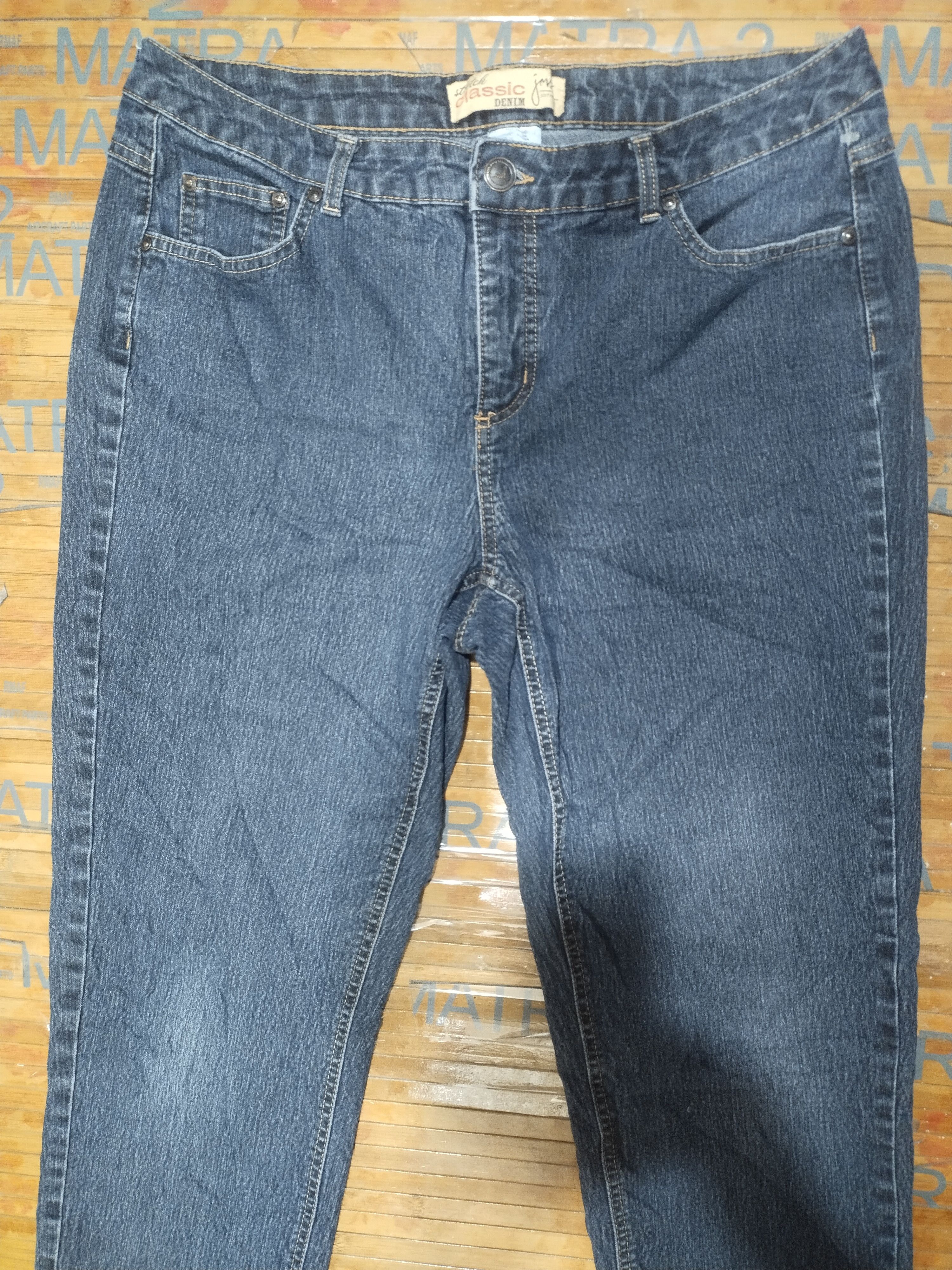 Vintage Just My Size "JMS" Jeans Women Stretchable Sz 18W Size 34" / US 12 / IT 48 - 9 Thumbnail