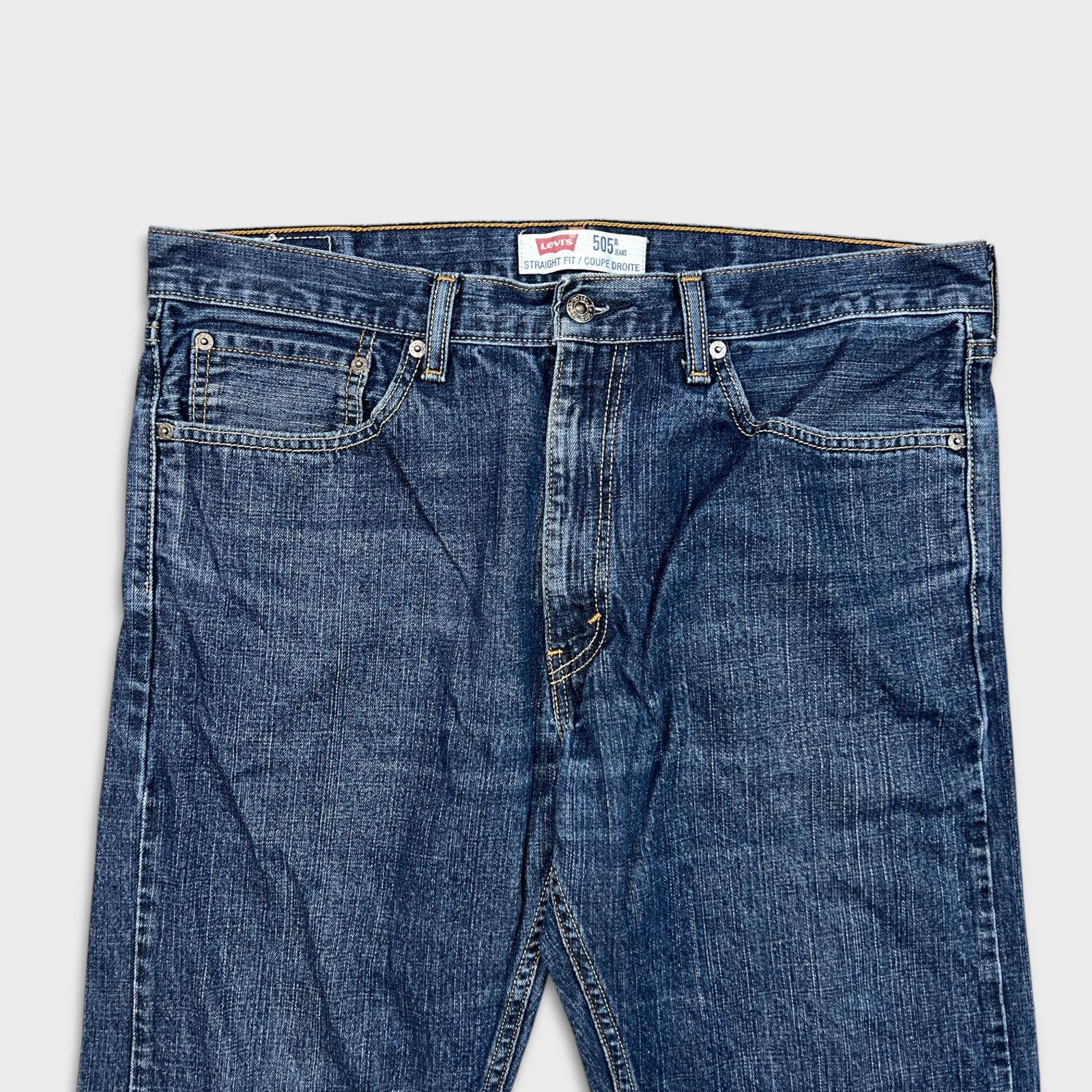 Levi's × Vintage Levi's 505 Jeans 36x30 Regular Straight Leg Classic Denim Size US 36 / EU 52 - 2 Thumbnail