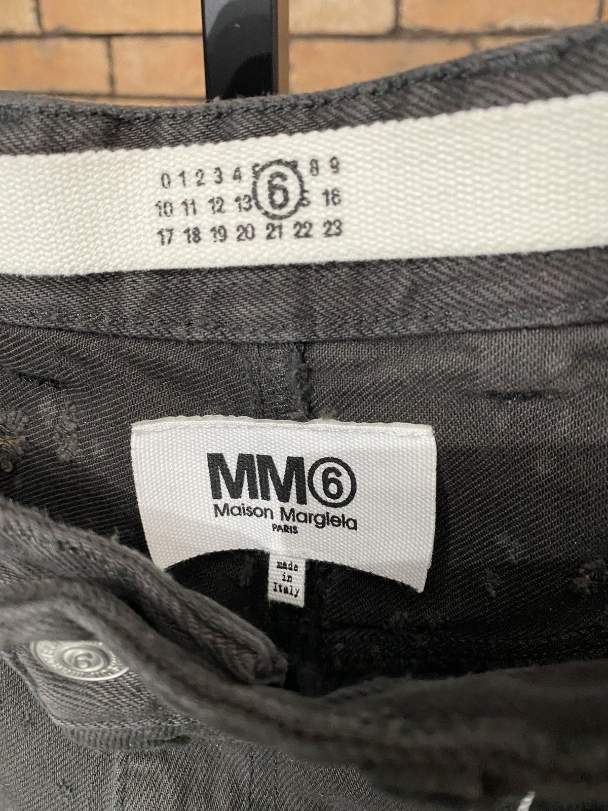 Maison Margiela MM6 MEN LASER DISTRESSED RAW HEM HOLES JEANS Size US 32 / EU 48 - 5 Thumbnail