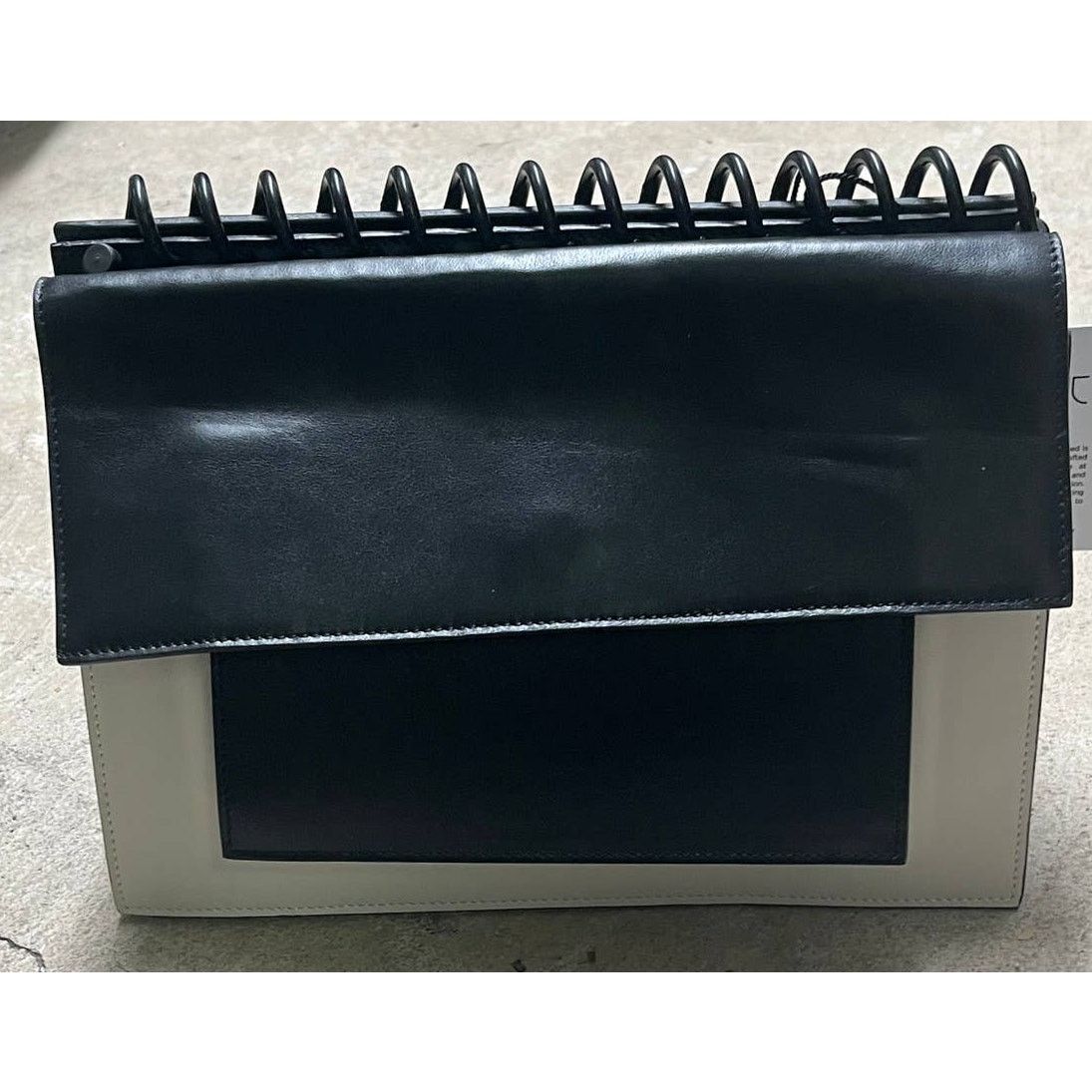 Other Atribut Handcrafted Black & White Leather Bag NEW Size ONE SIZE - 3 Thumbnail