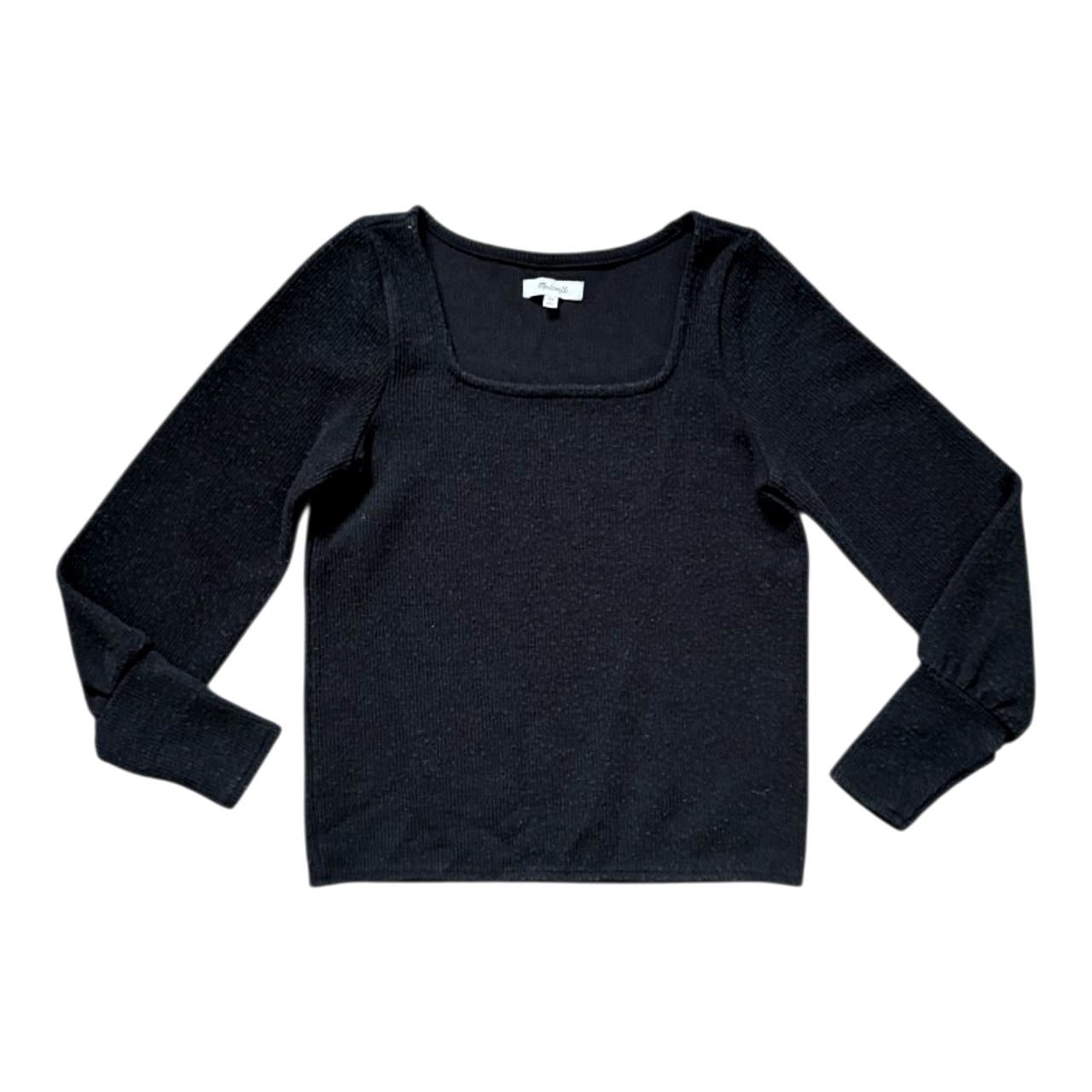 Madewell Madewell Black Sweater Top | Size XS Size XS / US 0-2 / IT 36-38 - 1 Thumbnail