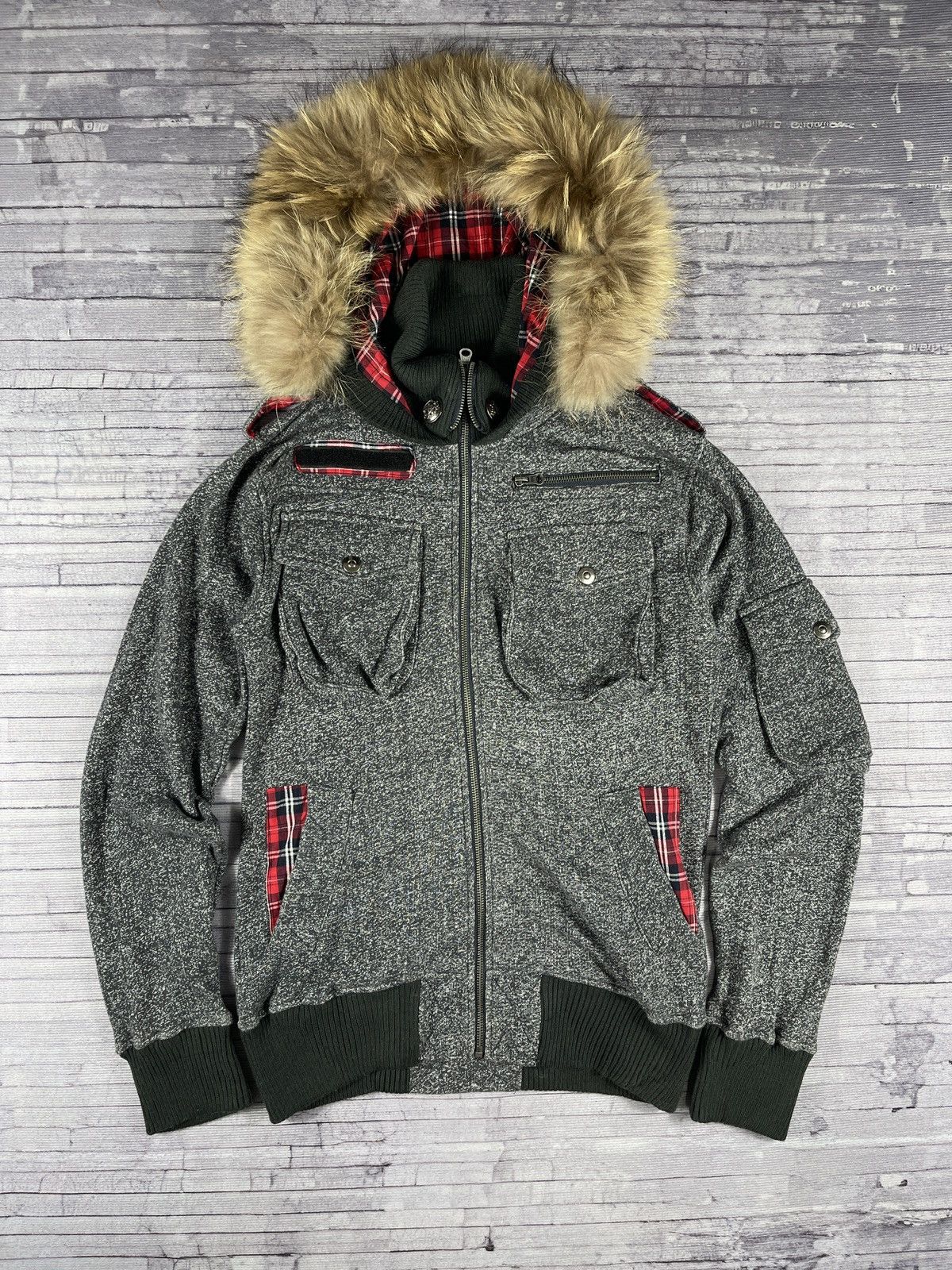 Halham Japanese Fur I6w9 Vkei Copium Hysteric Hoodie Jacket