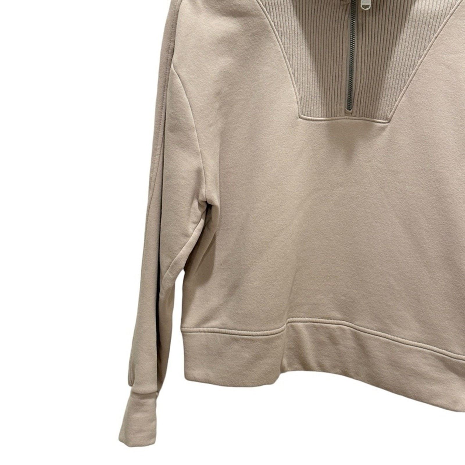 Athleta Athleta Retroplush Cream Revive Half Zip Sweatshirt Size SP Size S / US 4 / IT 40 - 5 Thumbnail
