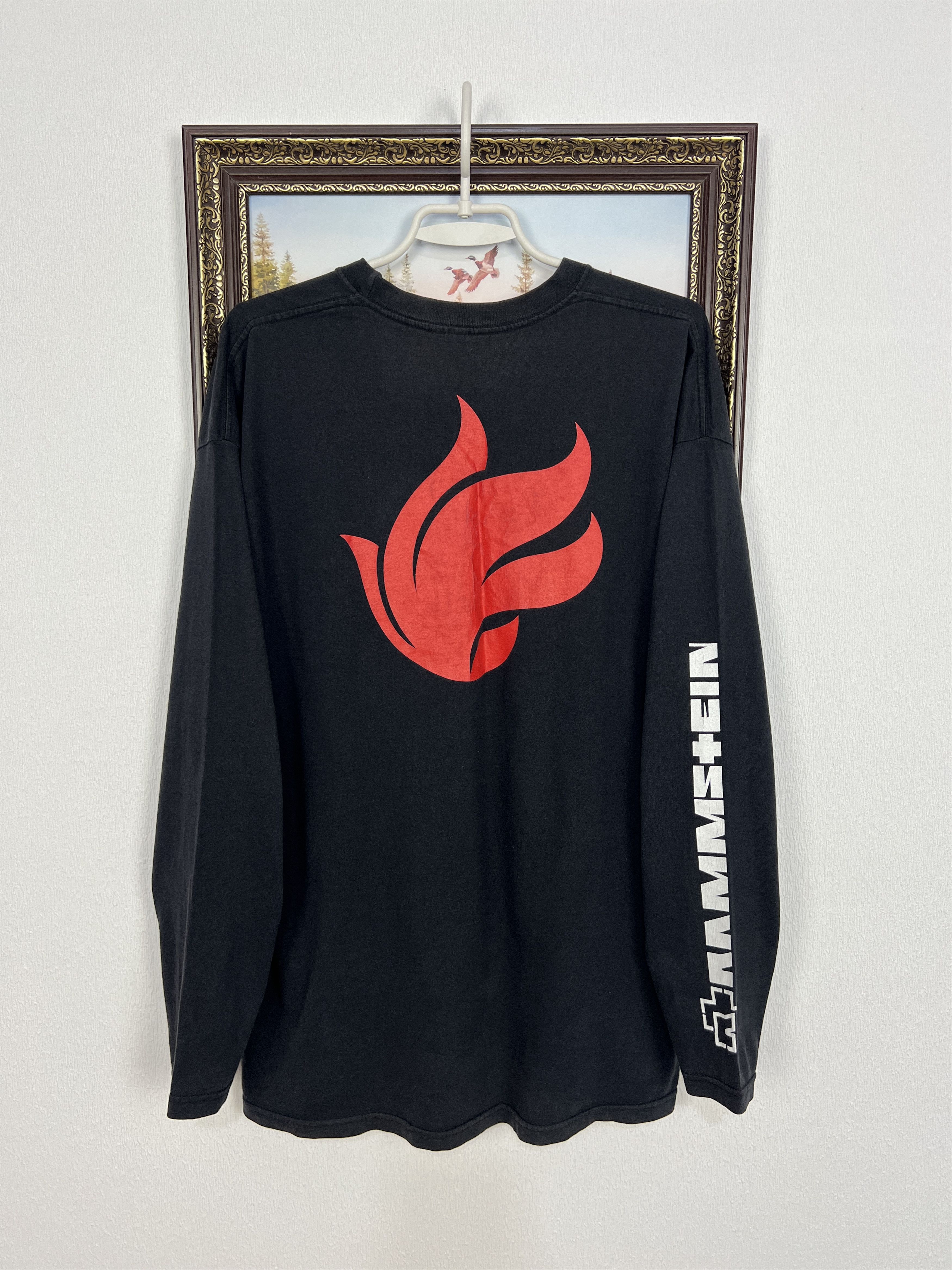 Vintage Vintage Rammstein Benzin Shirt Long Sleeve Tee Over Print Size US XL / EU 56 / 4 - 8 Thumbnail