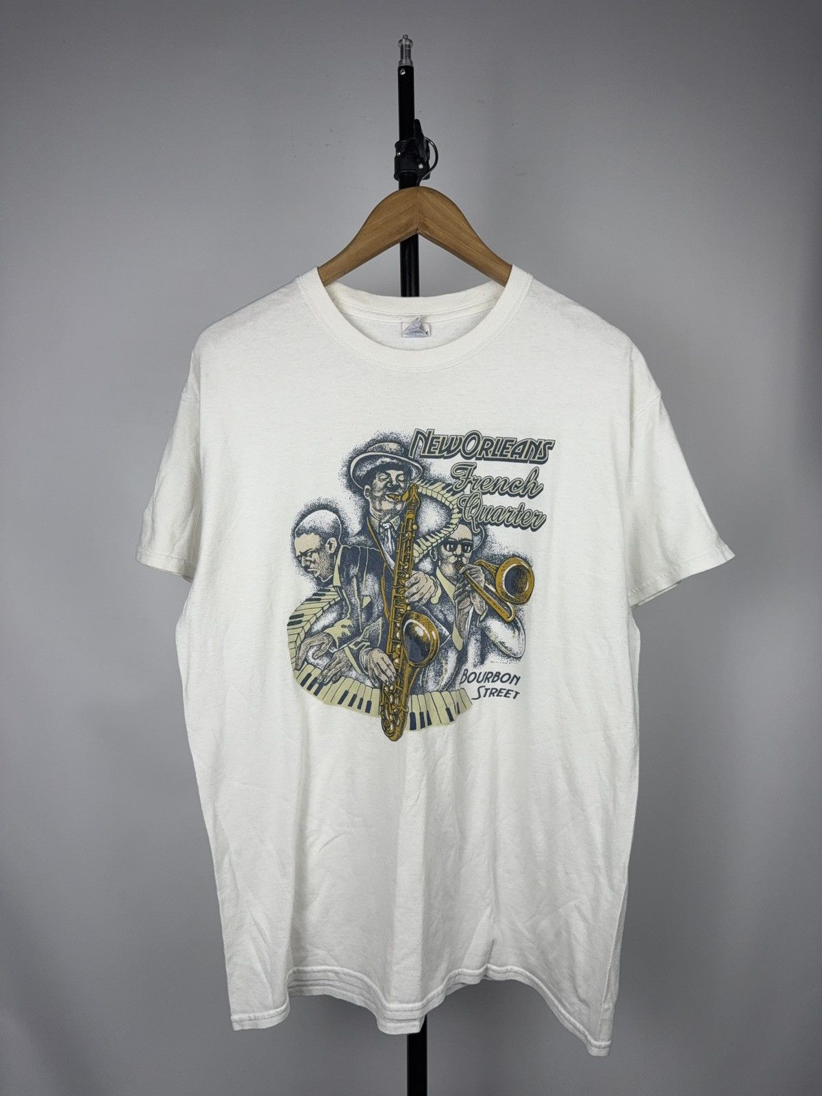 Vintage Vintage New Orleans Jazz French Quarter Graphic T-Shirt Size US L / EU 52-54 / 3 - 1 Thumbnail