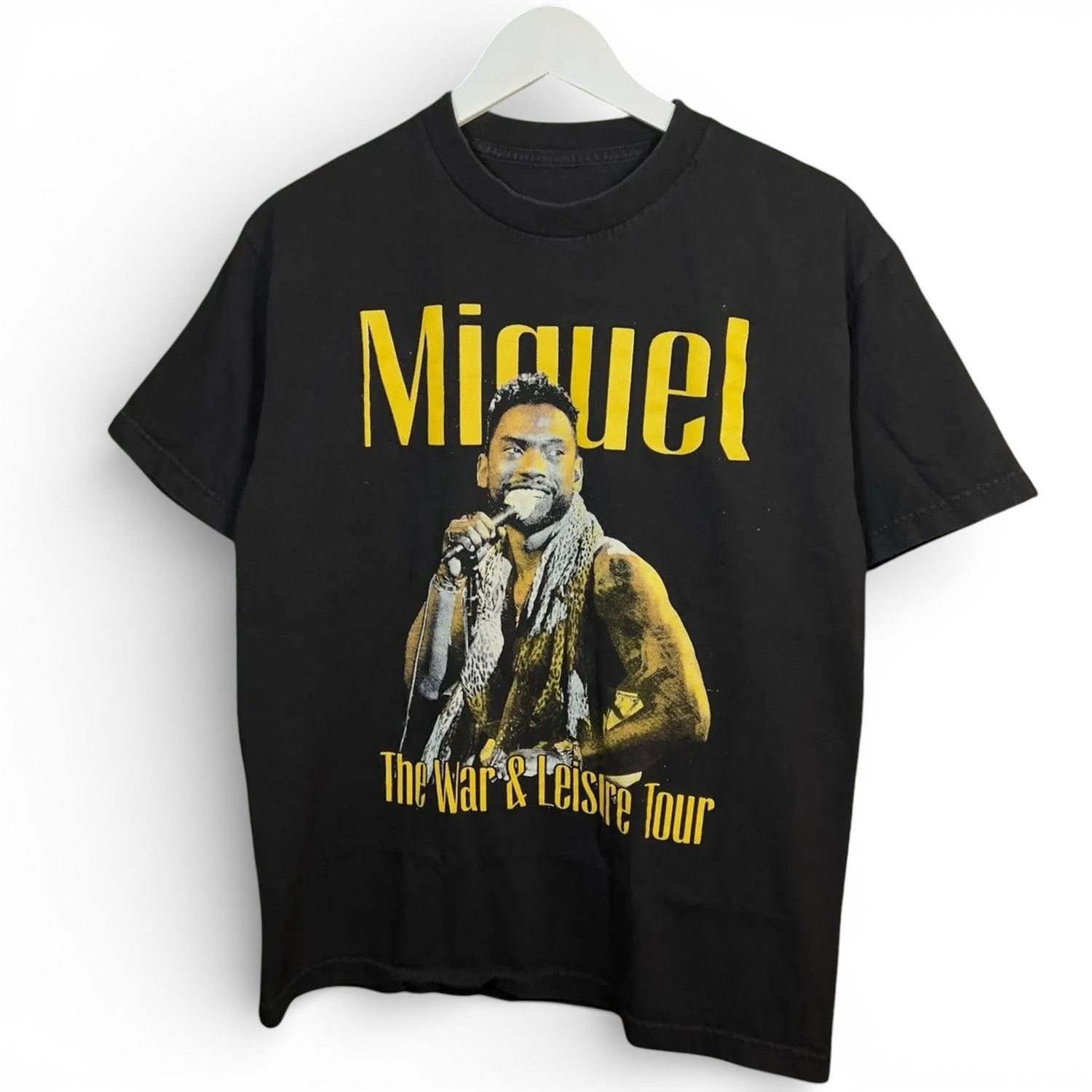 Band Tees Miguel The War & Leisure Graphic Logo Tour Tee Shirt Size US M / EU 48-50 / 2 - 1 Thumbnail