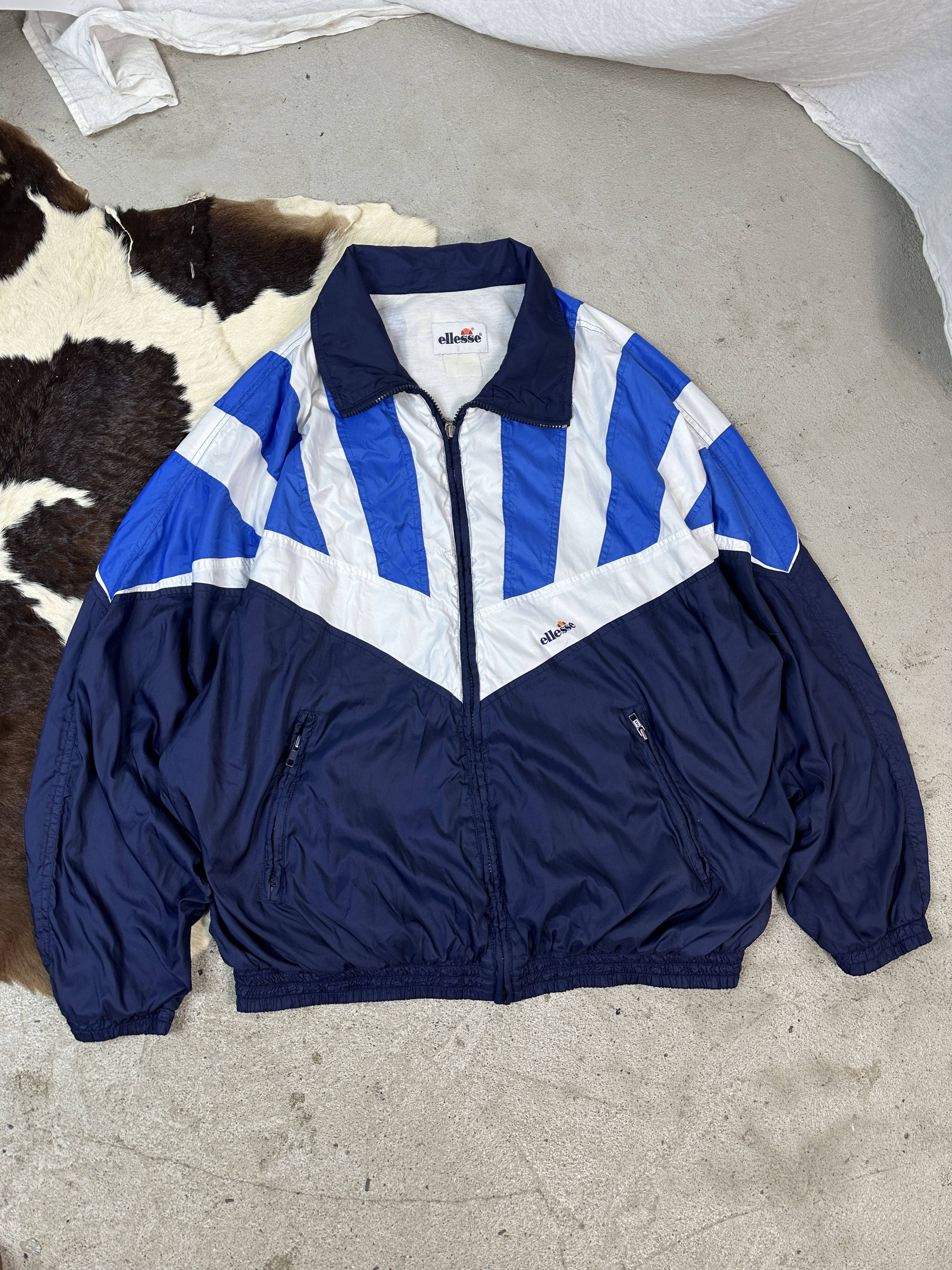 Ellesse × Vintage Vintage Ellesse 90s Windbreaker Jacket Size US XL / EU 56 / 4 - 1 Thumbnail