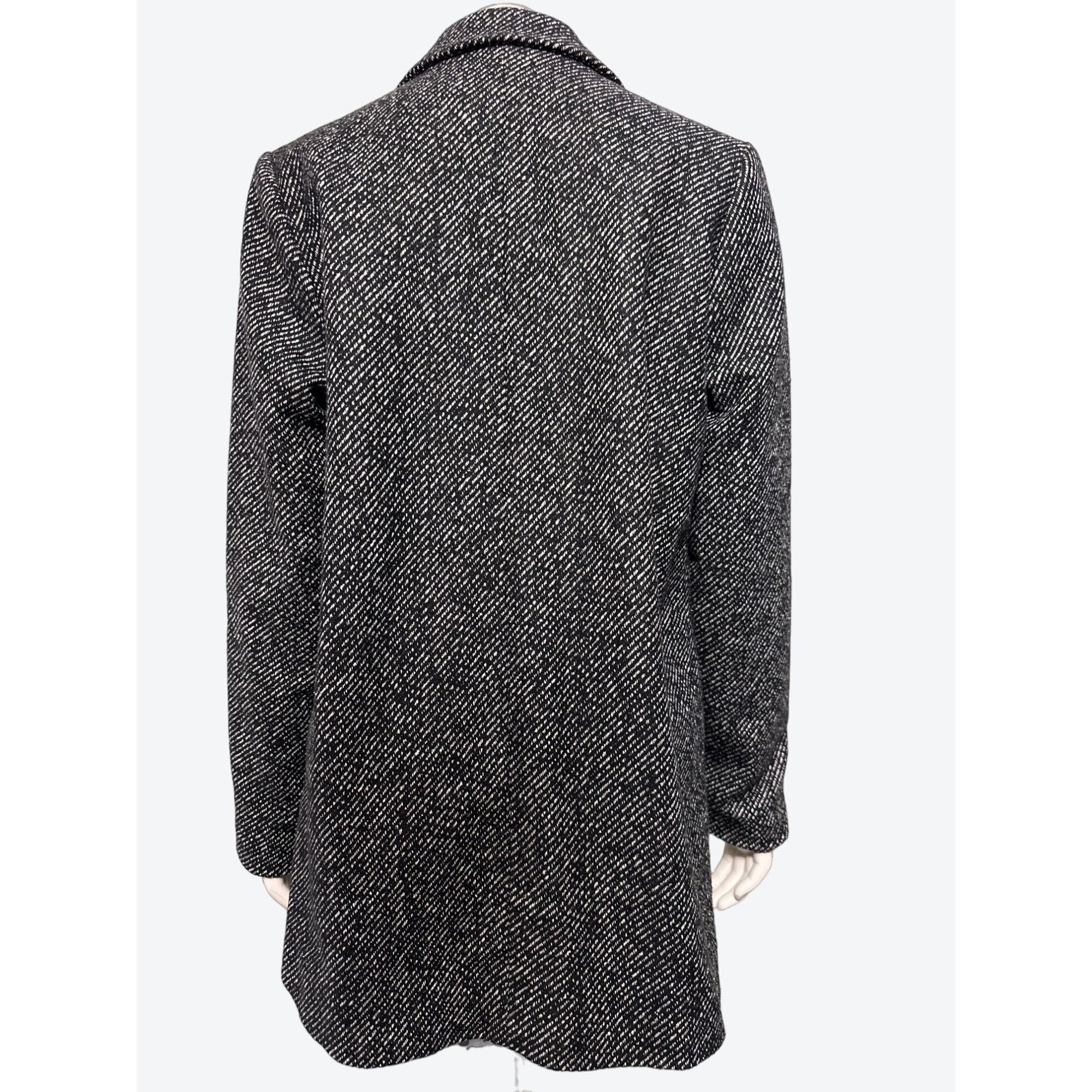 Other Ambiance Outerwear Black White Tweed Style Blazer Size Small Size S / US 4 / IT 40 - 3 Thumbnail