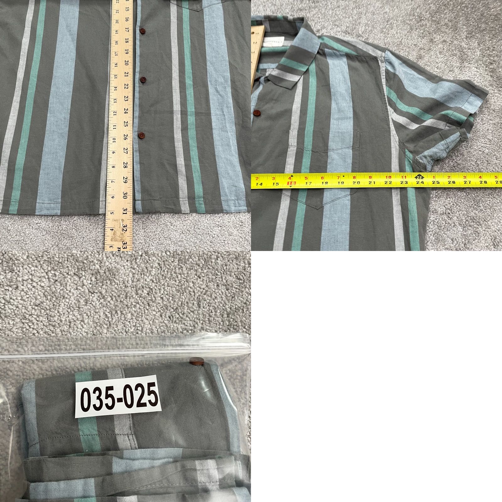 Aeropostale Aeropostale Shirt Mens XL Multicolor Plaid Short Sleeve Button-Down Cotton Hemp Lightweight Casual Outdoor Size US XL / EU 56 / 4 - 8 Thumbnail