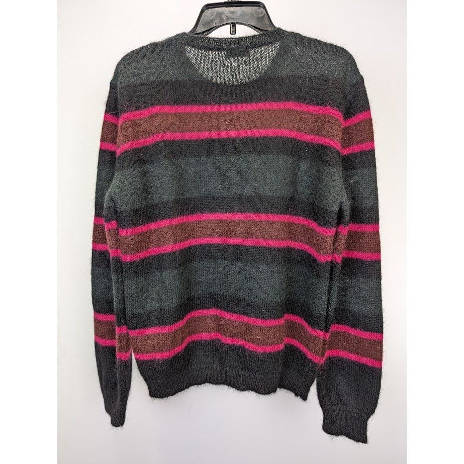 Saint Laurent Paris o1rshd1 Stripe Crewneck Sweaters in Multicolor Size US XL / EU 56 / 4 - 11 Thumbnail