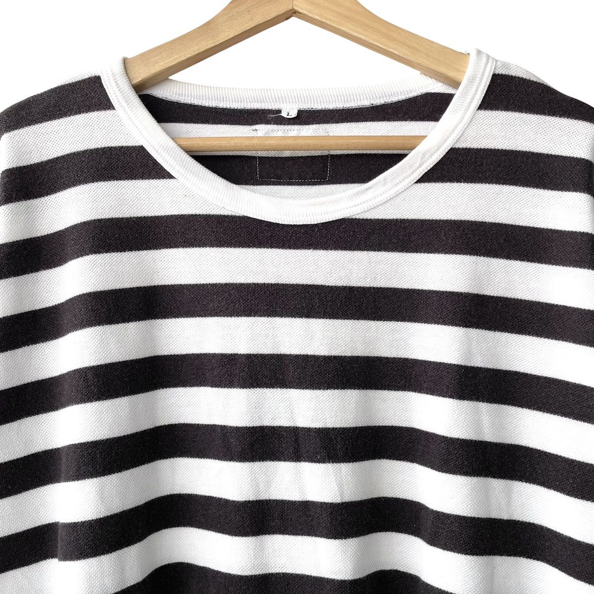 Yohji Yamamoto Yohji Yamamoto Y’s For Living Casual Loose Fit Border Tee Size US L / EU 52-54 / 3 - 3 Thumbnail