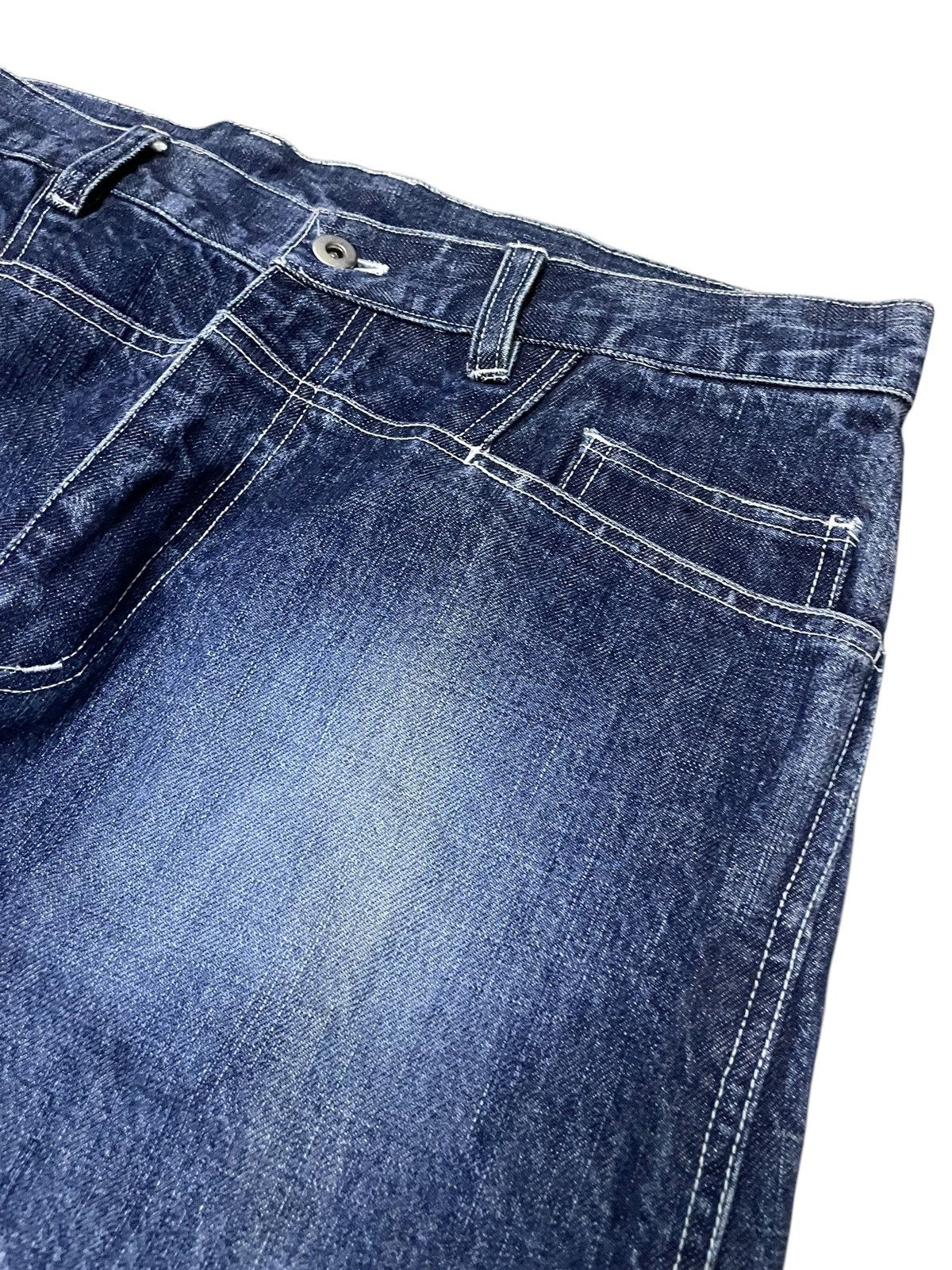 Beauty Beast × Japanese Brand TJan. Japan Panel Baggy Cargo Loose Jeans Size US 36 / EU 52 - 11 Thumbnail