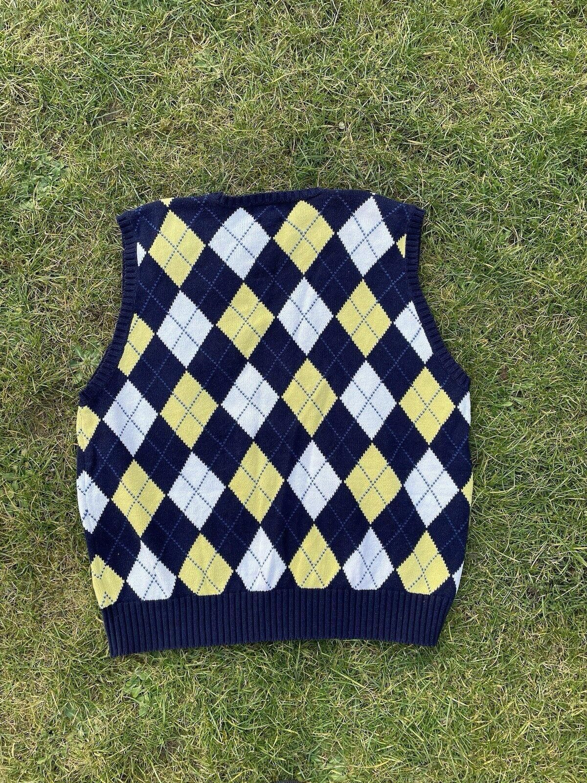Lauren Ralph Lauren Vintage Ralph Lauren Grandad Knit Vest Size US XL / EU 56 / 4 - 2 Thumbnail