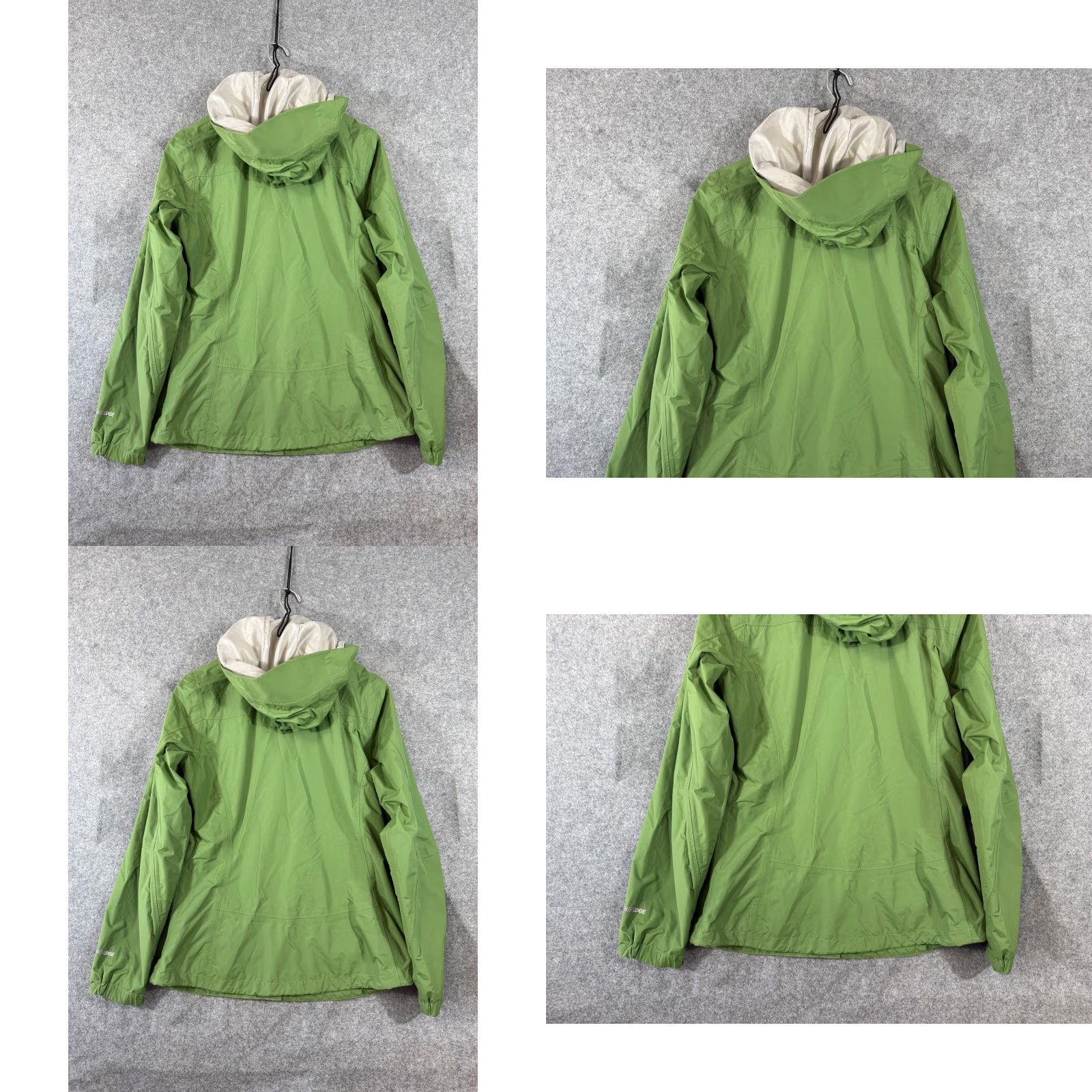 Eddie Bauer Eddie Bauer Windbreaker Hooded Jacket Womens M Green Weather Edge Waterproof Jacket Windbreaker Weather Edge Full Zip Pockets Snaps Size M / US 6-8 / IT 42-44 - 8 Thumbnail