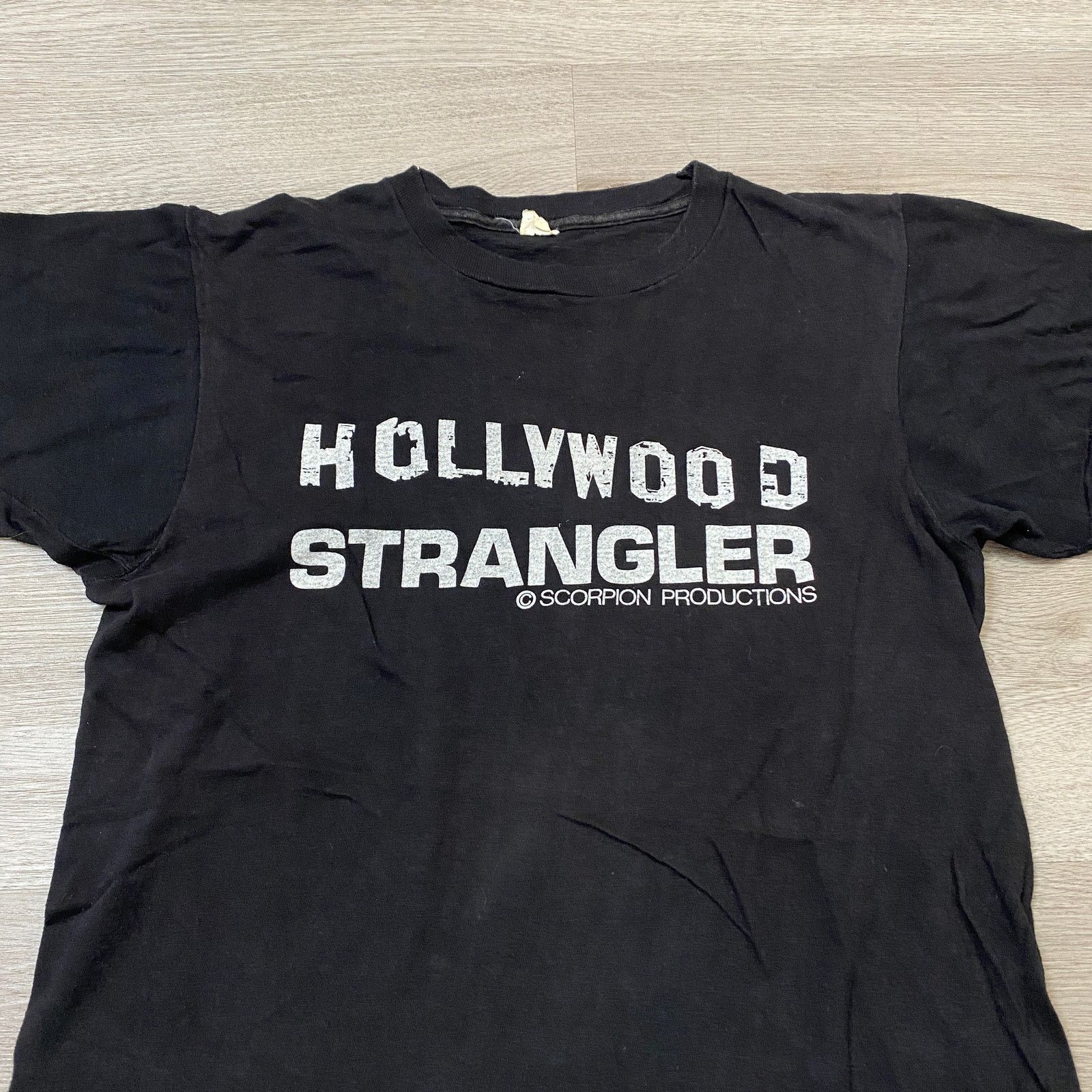 Vintage VTg 80s Hollywood Strangler Scorpion Prod Hammer Shirt Small Size US S / EU 44-46 / 1 - 2 Thumbnail