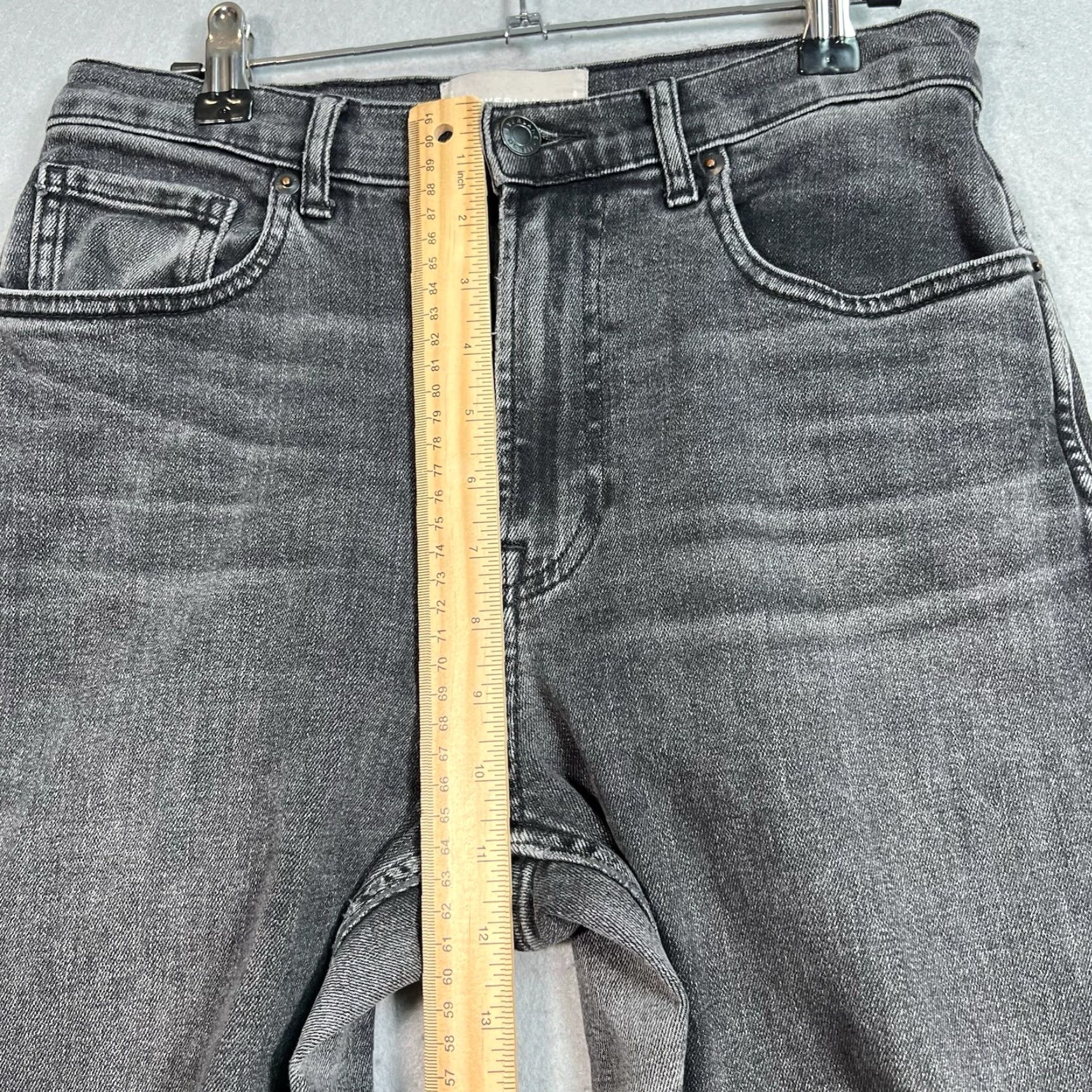 Everlane VINTAGE Everlane Jeans Womens 28 Bootcut Denim Black Medium Wash Straight Leg Adult Regular Size 28 Women Size 28" / US 6 / IT 42 - 7 Thumbnail