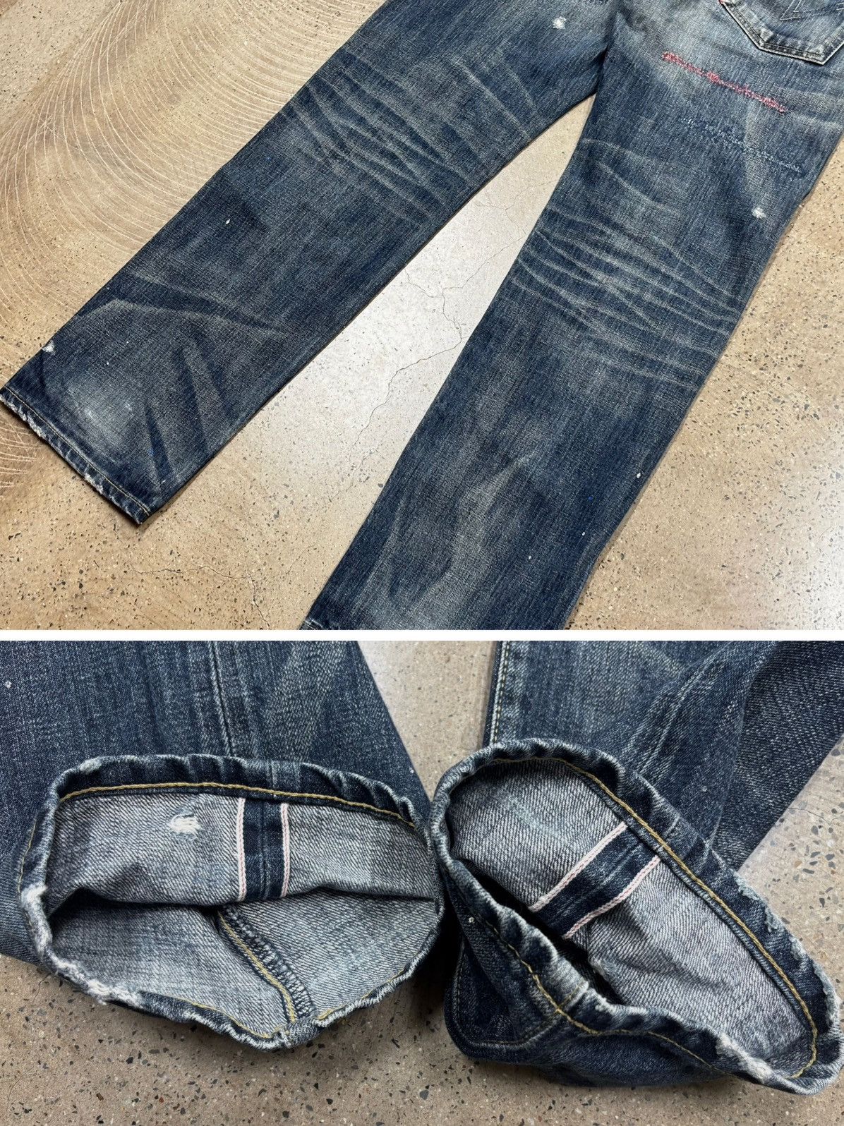 Neighborhood NBHD NEIGHBORHOOD 09ex Anchor Savage Denim Jeans Size US 36 / EU 52 - 4 Thumbnail
