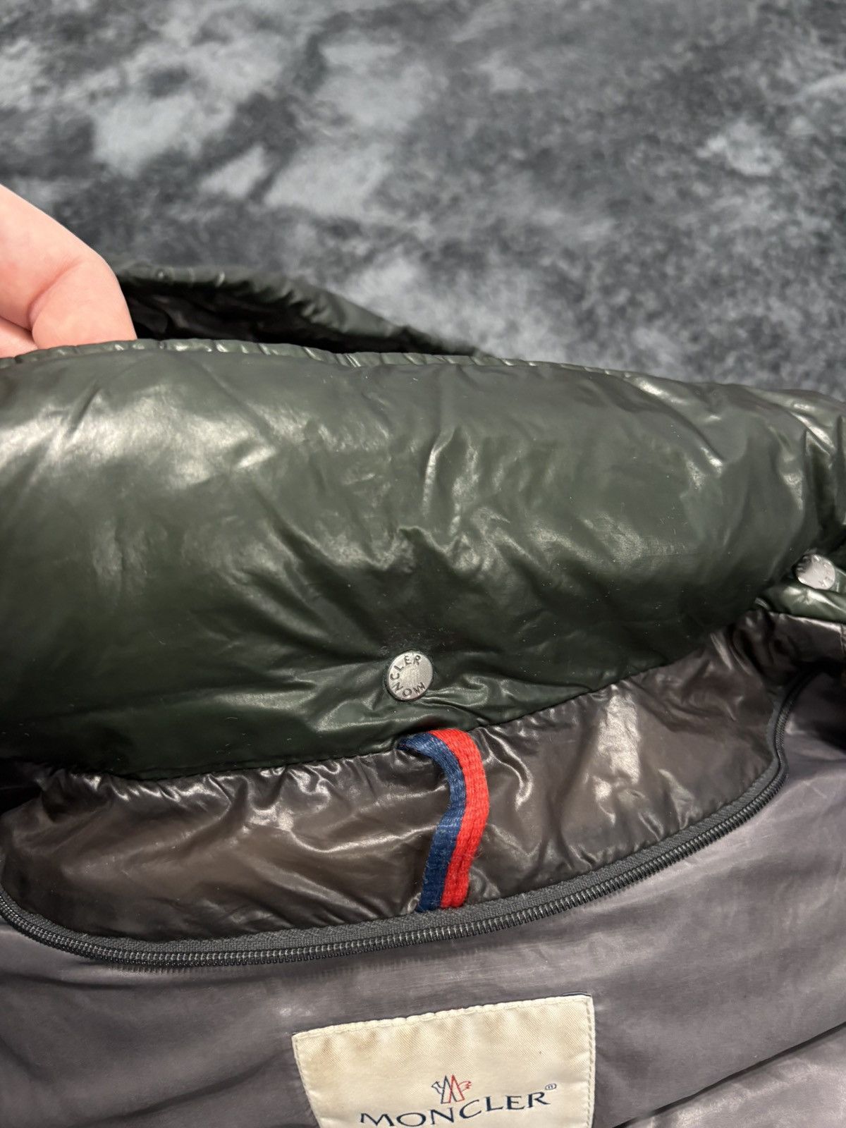 Moncler Moncler Zin Giubotto Down Jacket Rare Green Color Size US S / EU 44-46 / 1 - 13 Thumbnail