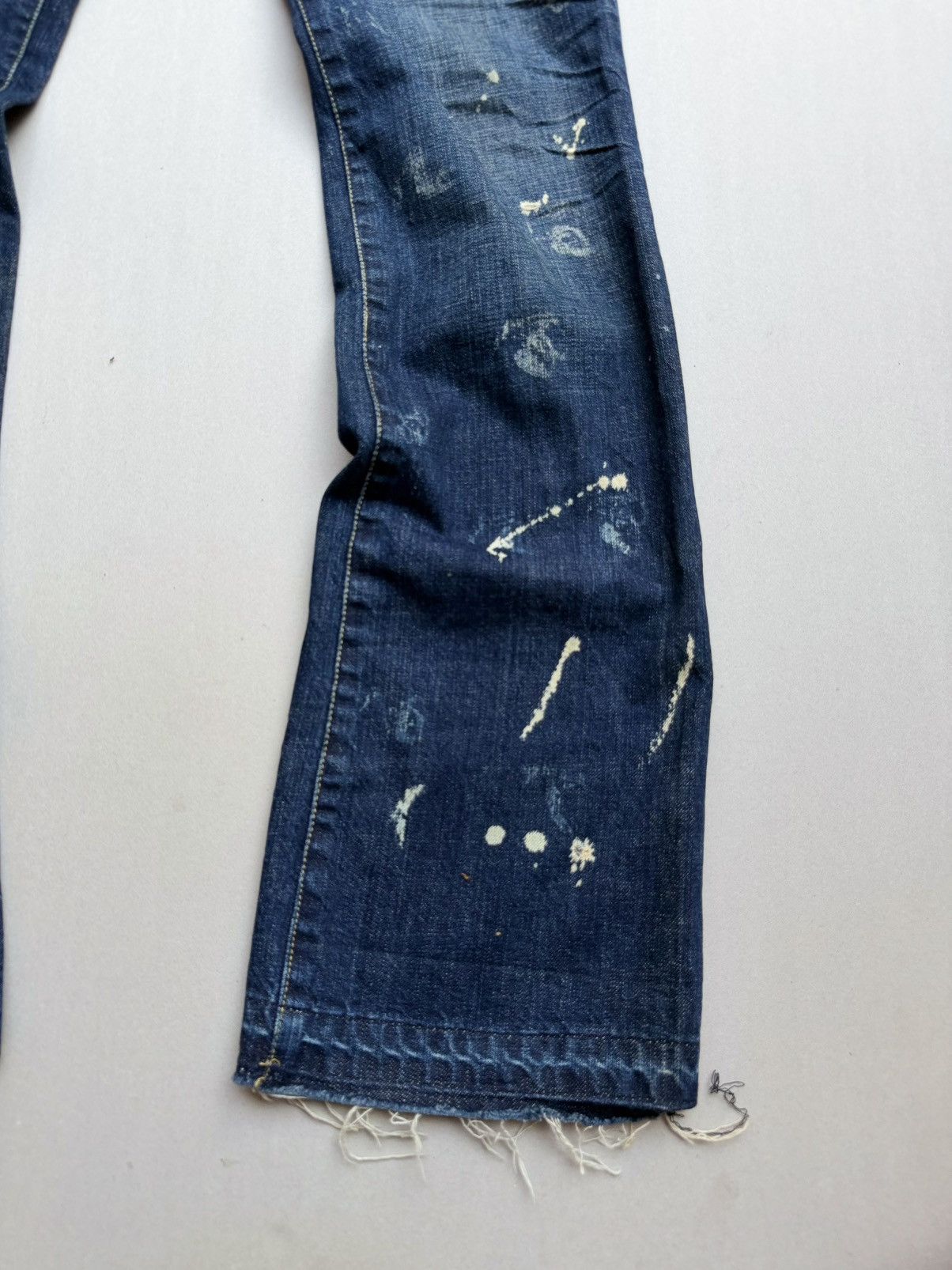 Japanese Brand ATSURO TAYAMA lace up flare jeans Size US 28 / EU 44 - 4 Thumbnail