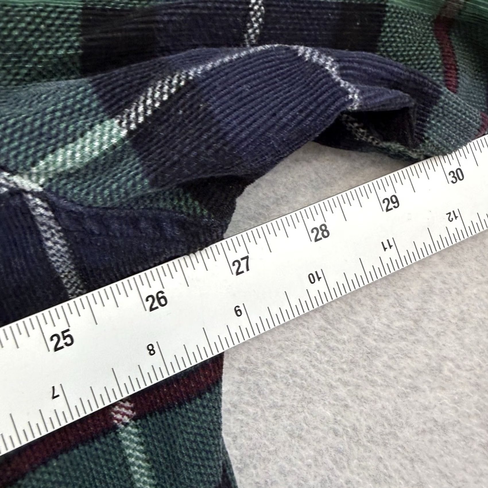 Vintage VINTAGE L.L. Bean Shirt Mens XL Green Scotch Plaid Corduroy Button-Down Cabin 90s Mens Size US XL / EU 56 / 4 - 5 Thumbnail
