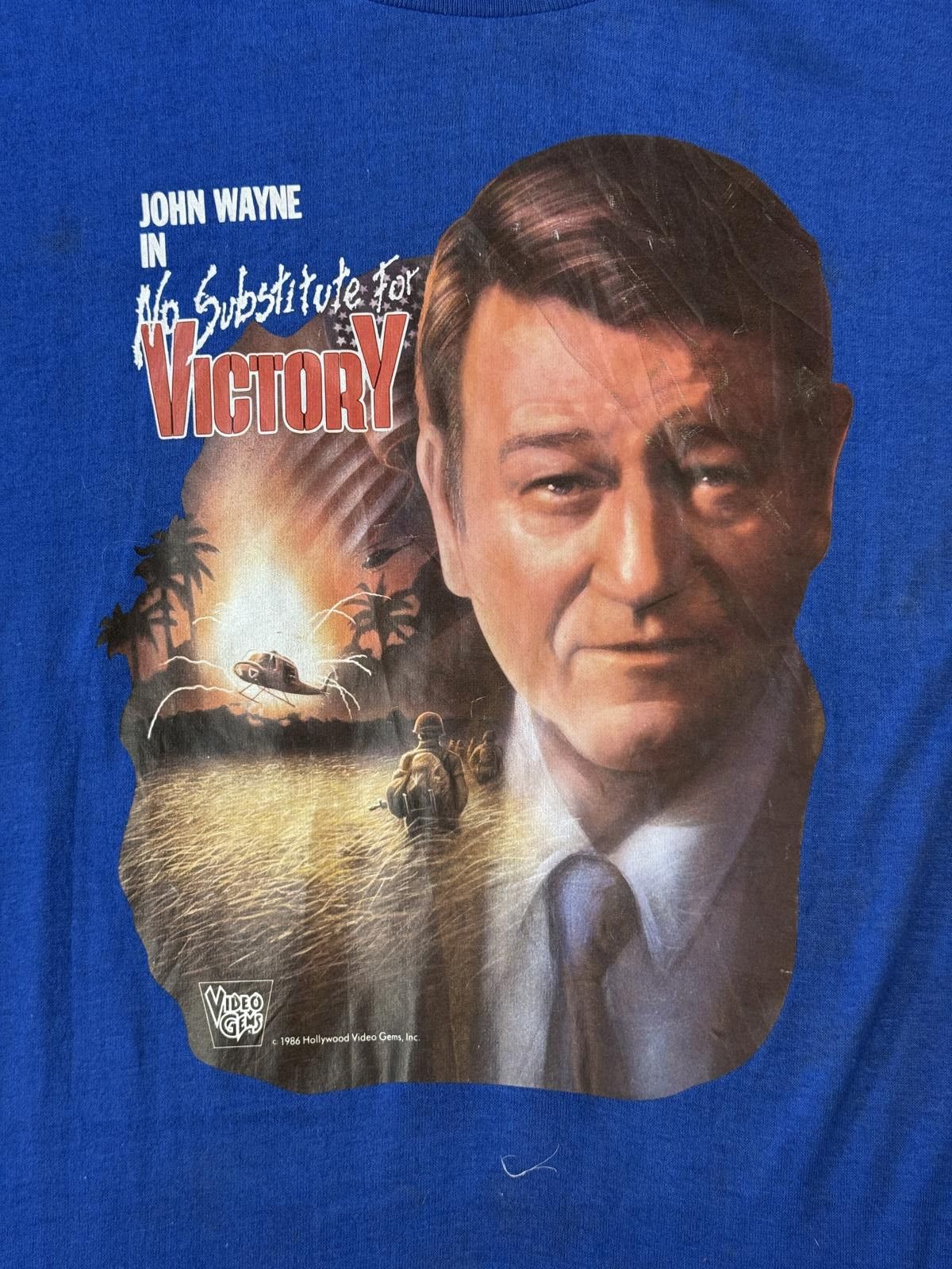 Designer John Wayne T-shirt Vietnam No Substitute for Victory - L Size US L / EU 52-54 / 3 - 3 Thumbnail