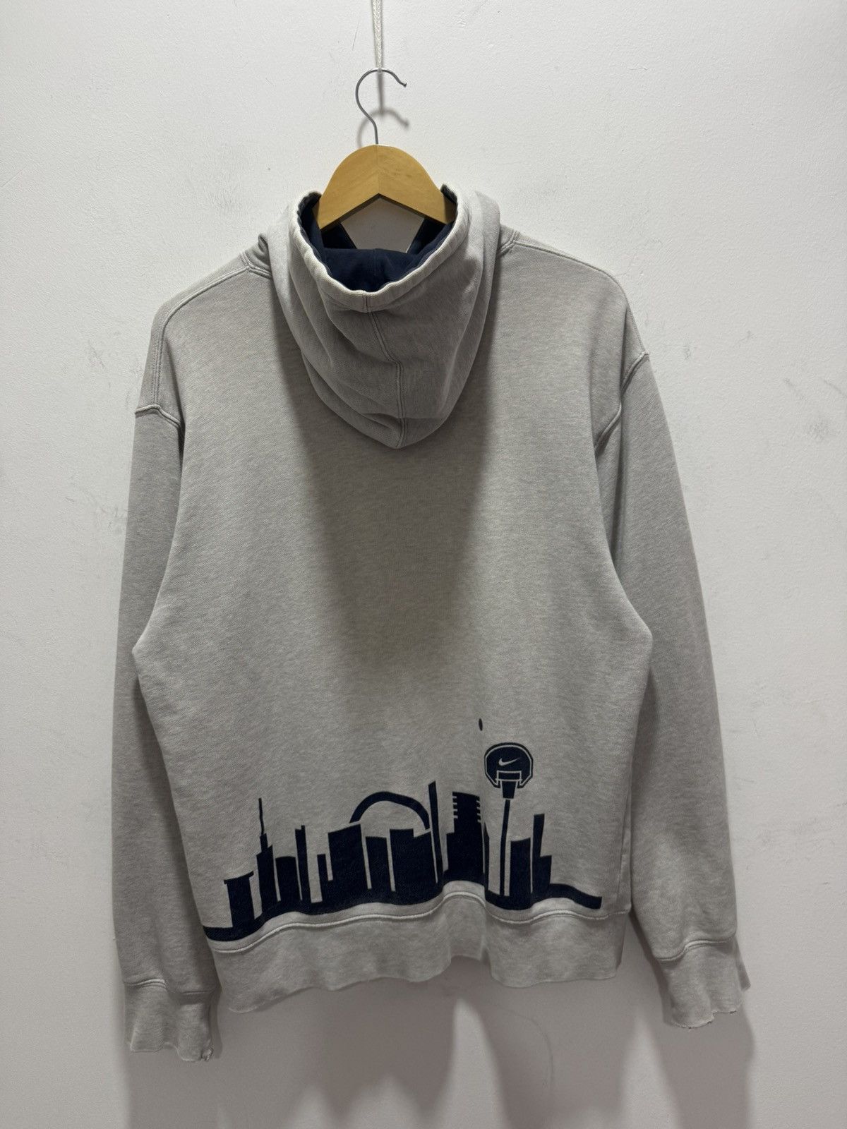Nike × Vintage Y2k NIKE SPELLOUT HOODIE SWEATSHIRT Size US L / EU 52-54 / 3 - 10 Thumbnail