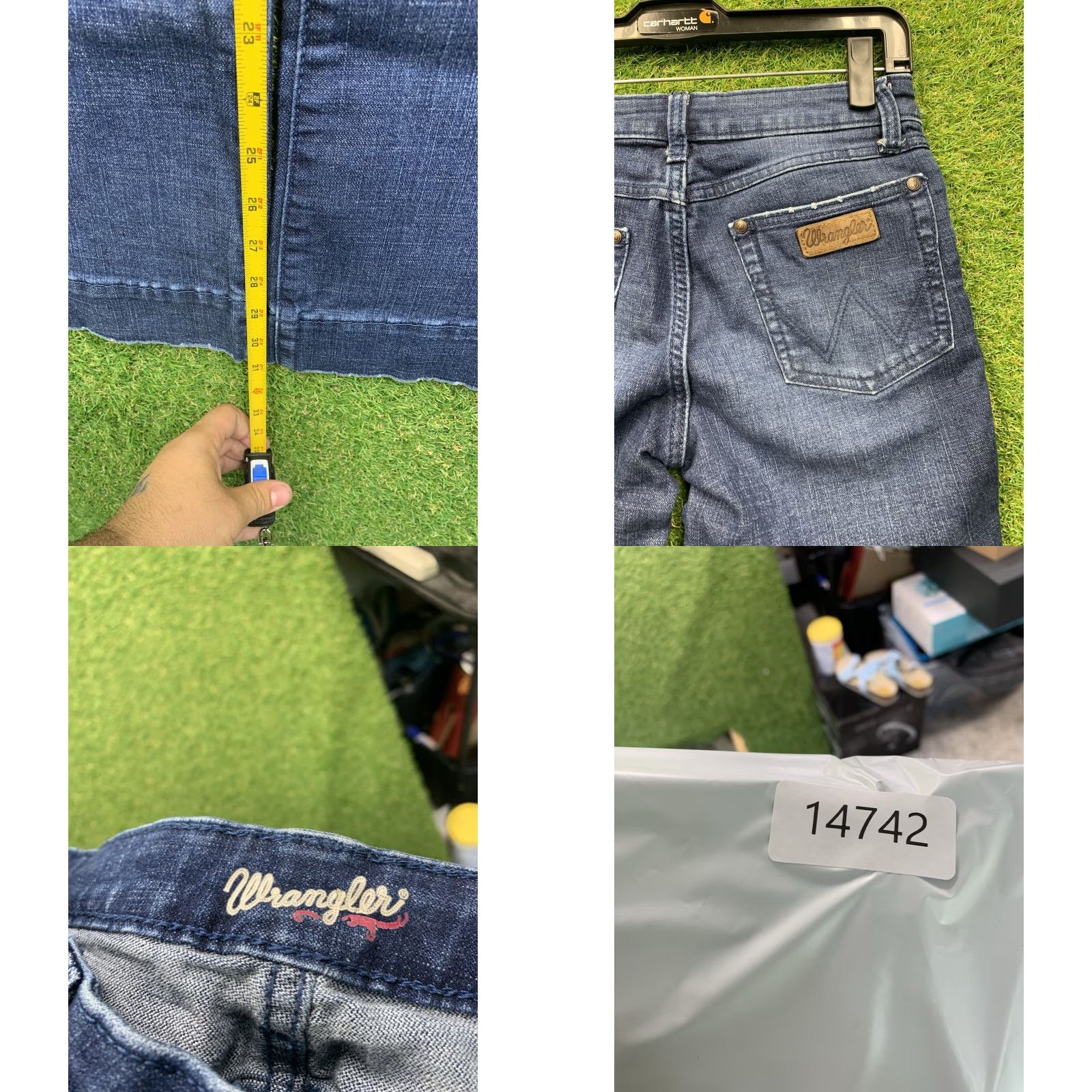 Wrangler Wrangler Flare Jeans Womens 6 Regular Denim Blue Wrangler Retro 09MWWAB Cowboy Western 80s 90s | Jeans Womens Size 28" / US 6 / IT 42 - 8 Thumbnail