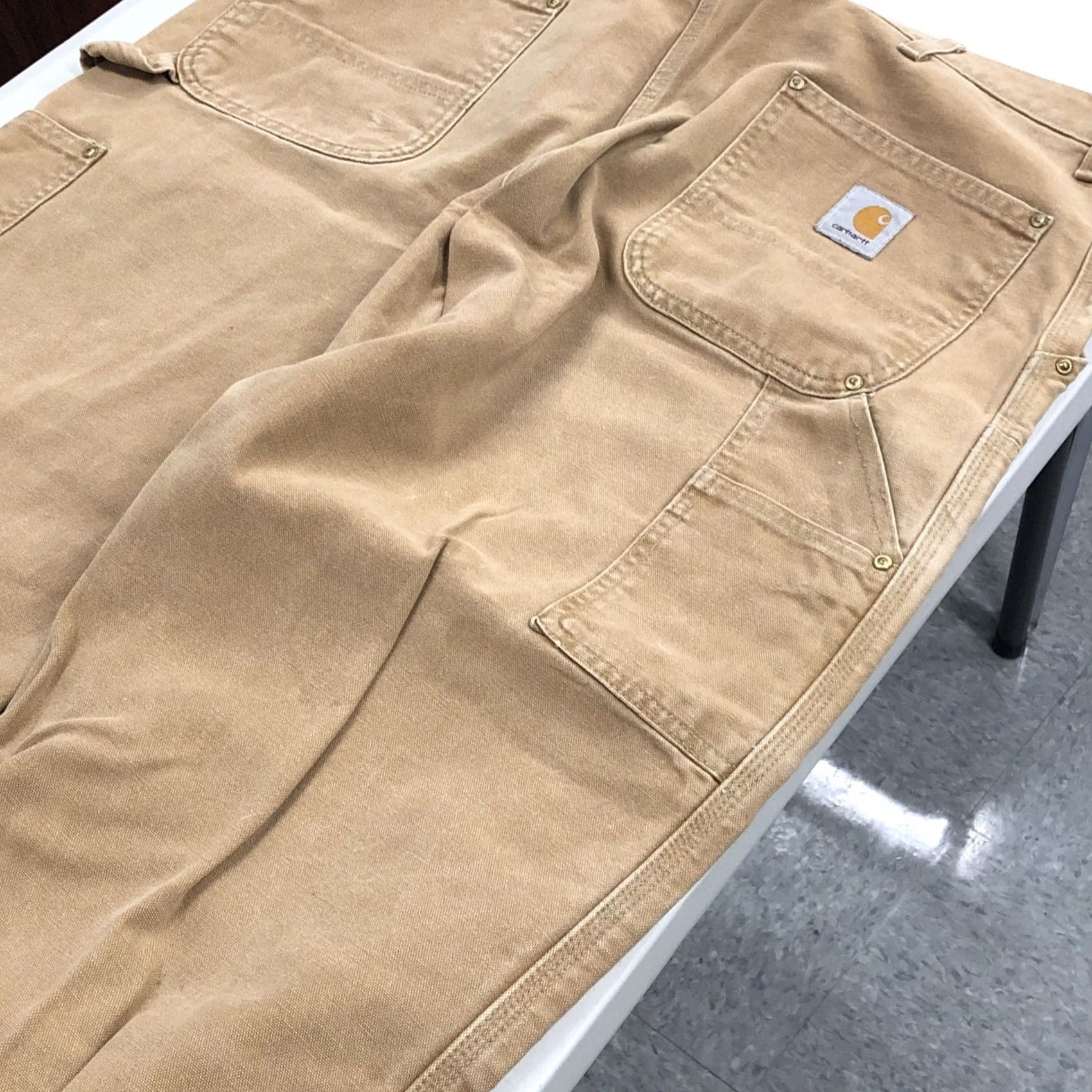 Carhartt VINTAGE Carhartt Jeans Pants Brown 40x26 Carhartt Double Knee Carpenter 5-Pocket Regular Mens Brown Denim Straight N/A Size US 40 / EU 56 - 5 Thumbnail