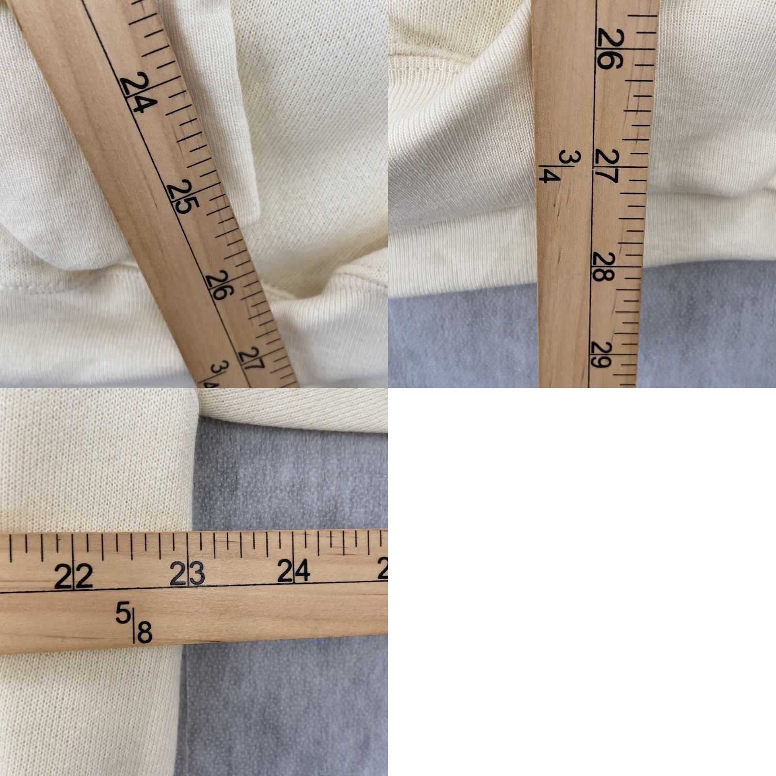 Fruit Of The Loom Vintage Myrtle Beach Sweatshirt Unisex Adult XL Ivory Sailboat Beach Air Waves Cotton Pullover Size XL / US 12-14 / IT 48-50 - 8 Thumbnail
