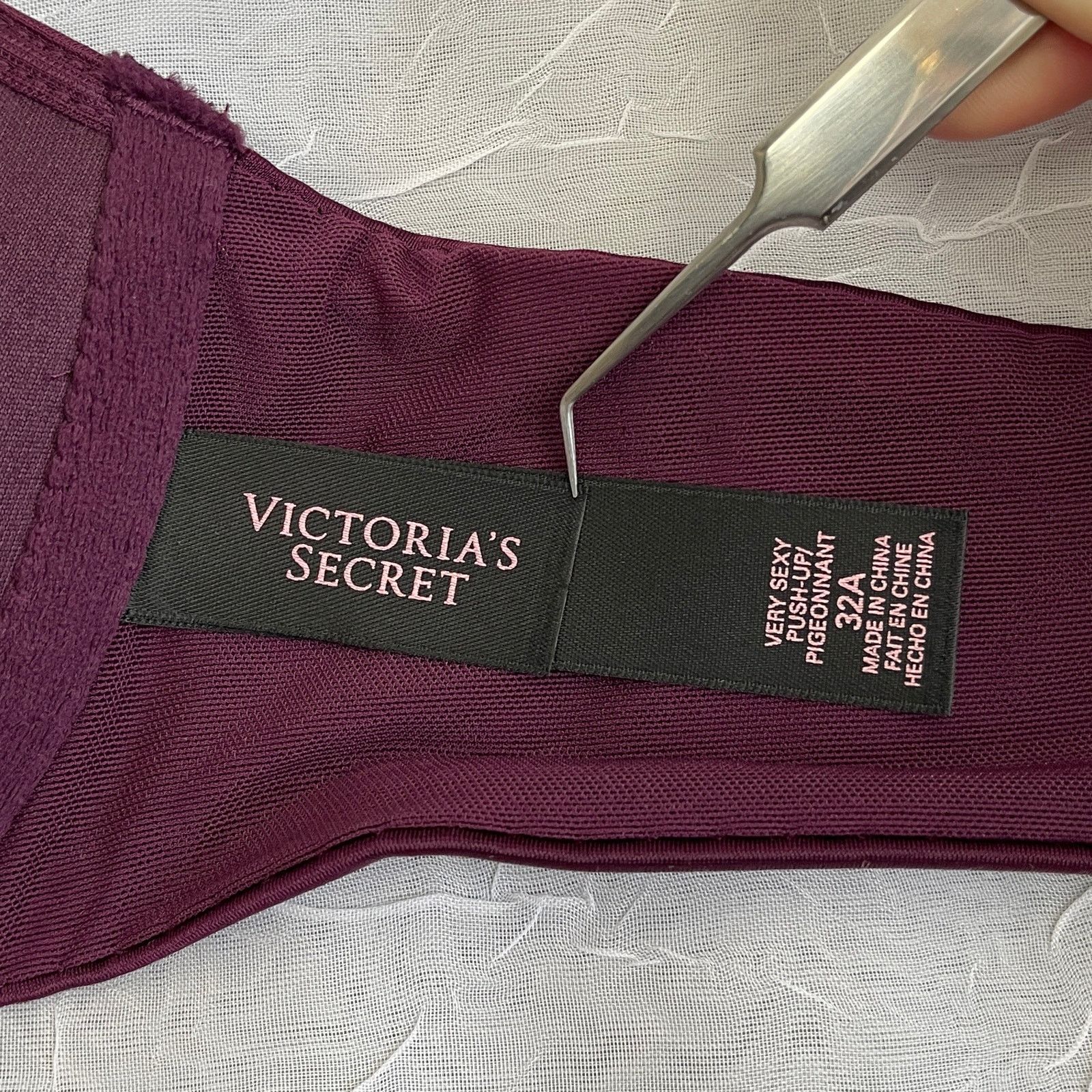 Victoria's Secret Victoria’s Secret Very Sexy Push Up Purple Gold 32 A NWT Size ONE SIZE - 17 Thumbnail