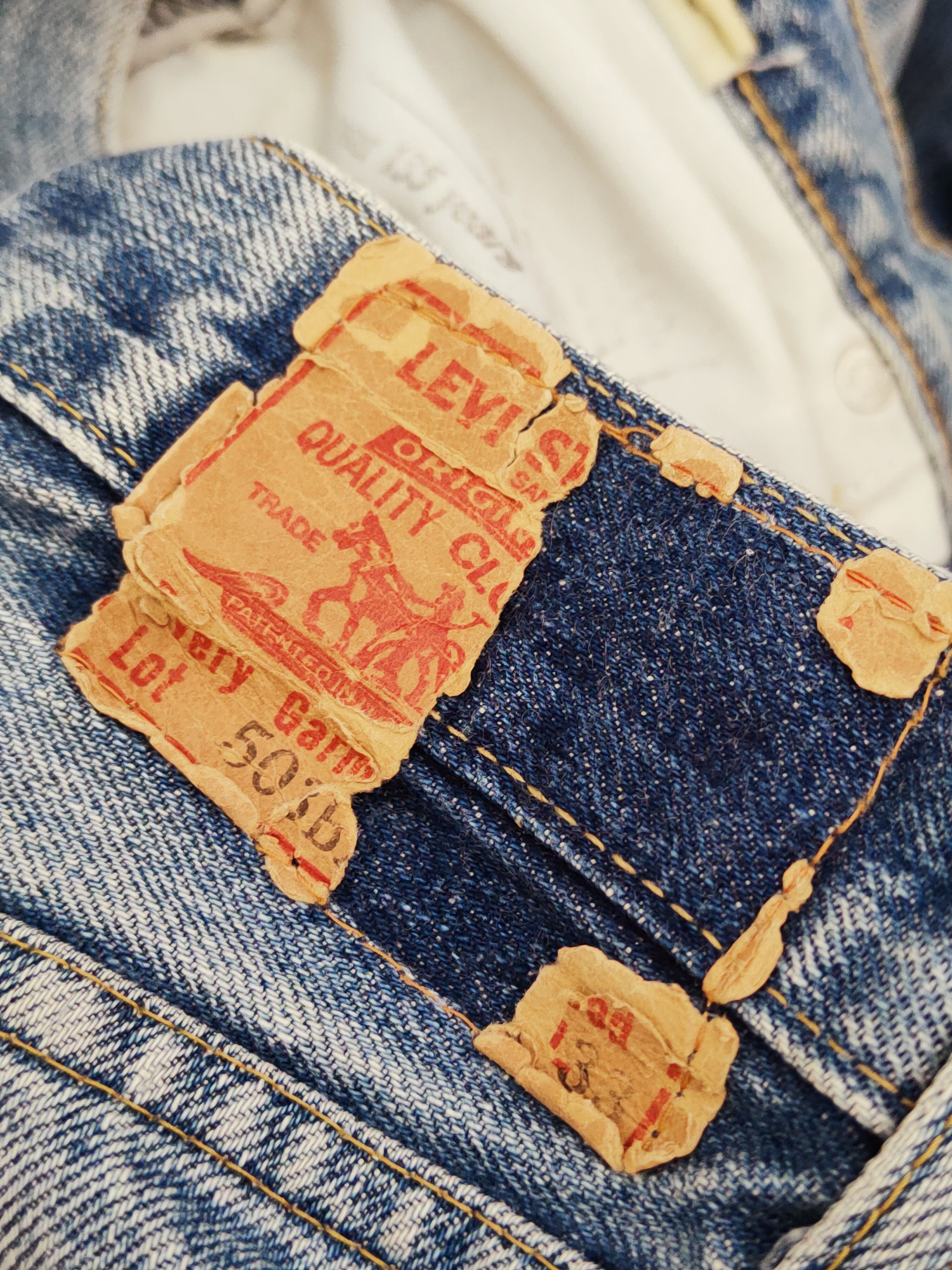 Levi's Levi's faded selvadge vintage Distressed Ripped Jeans #W933 Size US 30 / EU 46 - 13 Thumbnail