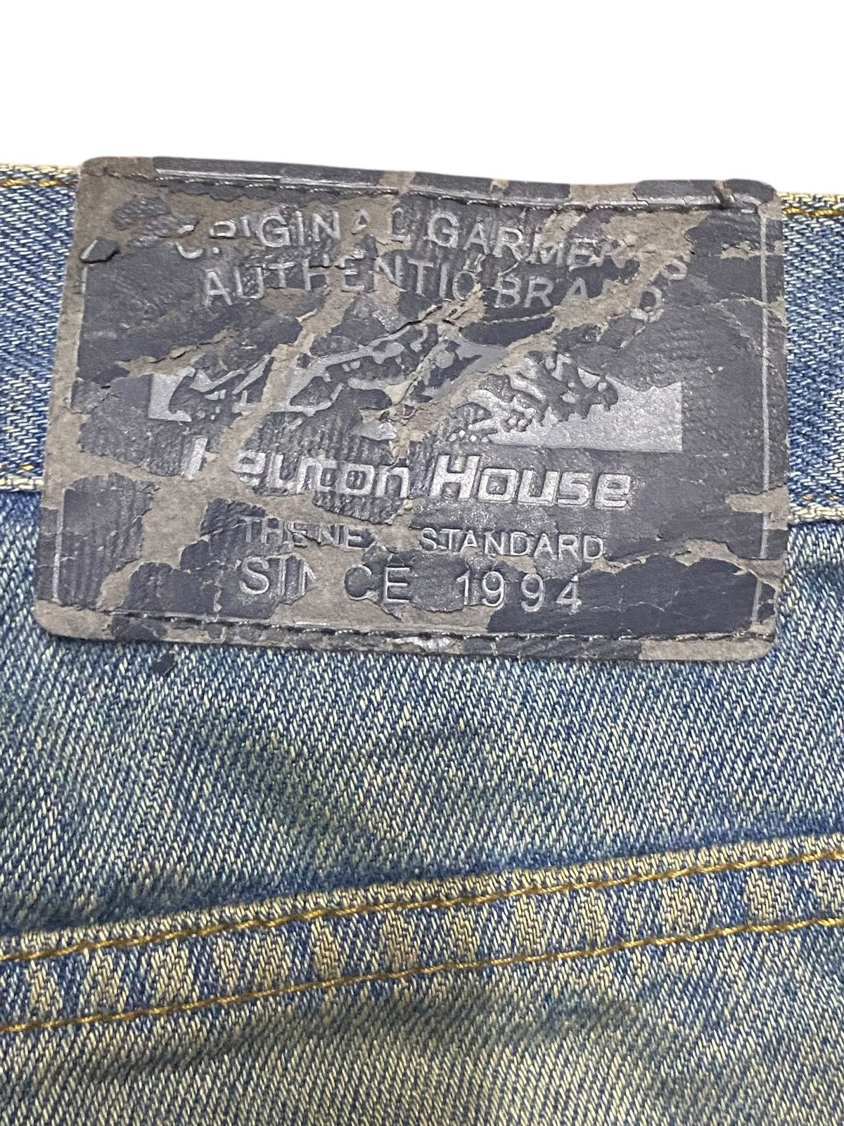 Japanese Brand Vtg Japanese Brand Grunge Mud Wash Distressed Loose Jeans Size US 32 / EU 48 - 10 Thumbnail