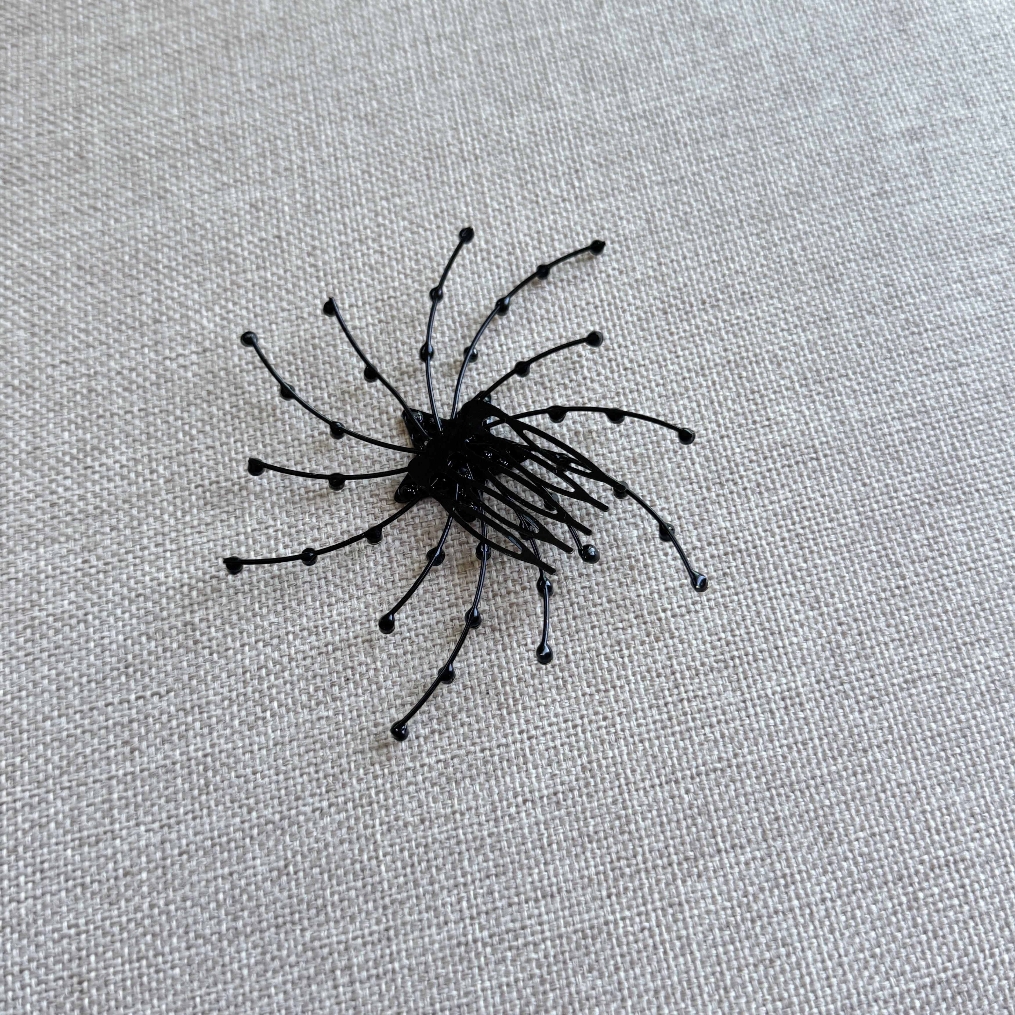 Other Black Rhinestone Starburst Hair Comb Size ONE SIZE - 3 Thumbnail