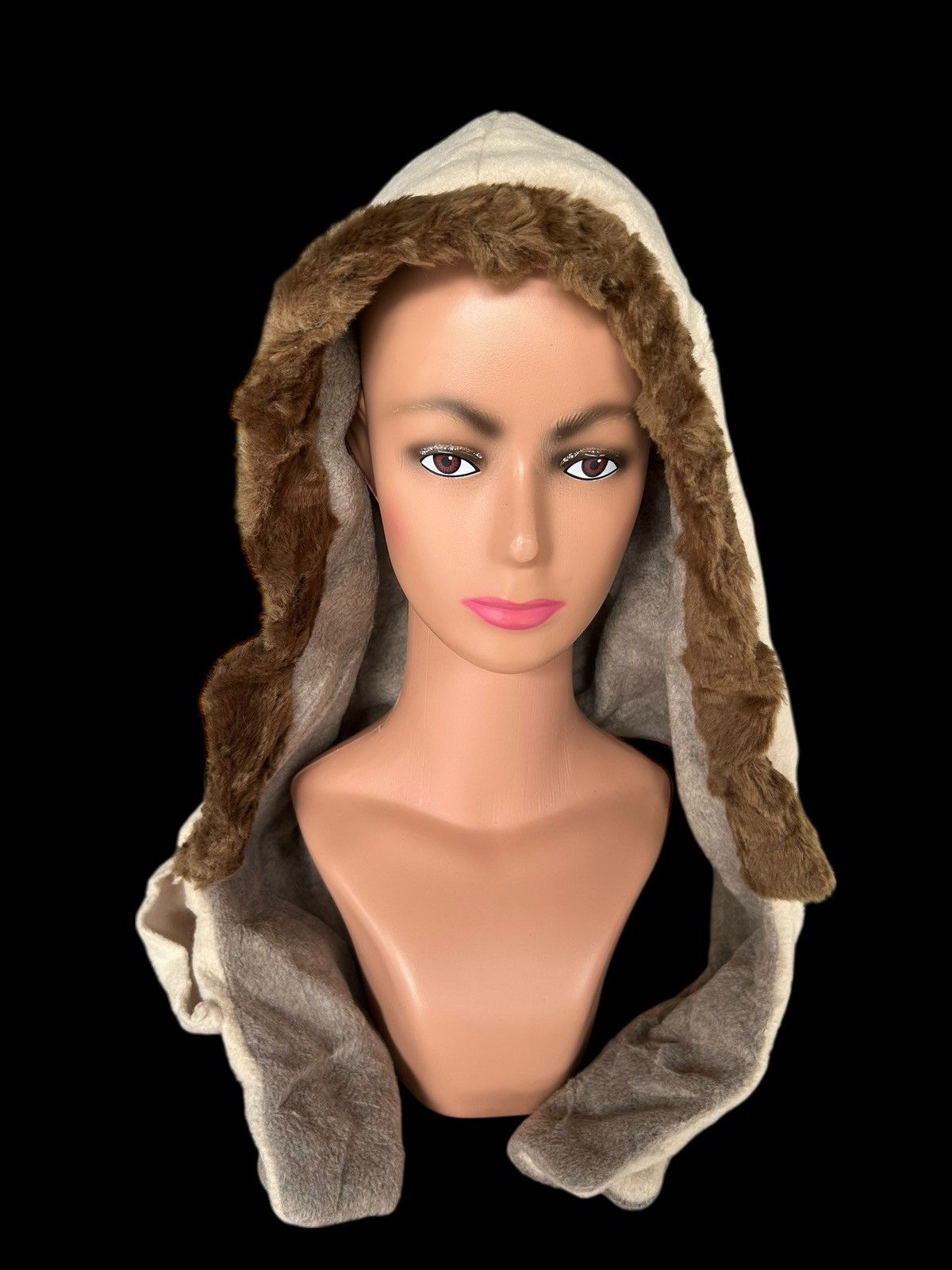 Kapital Japanese Punk Bondage Style Balaclava Fur Big Beanie Size ONE SIZE - 6 Thumbnail