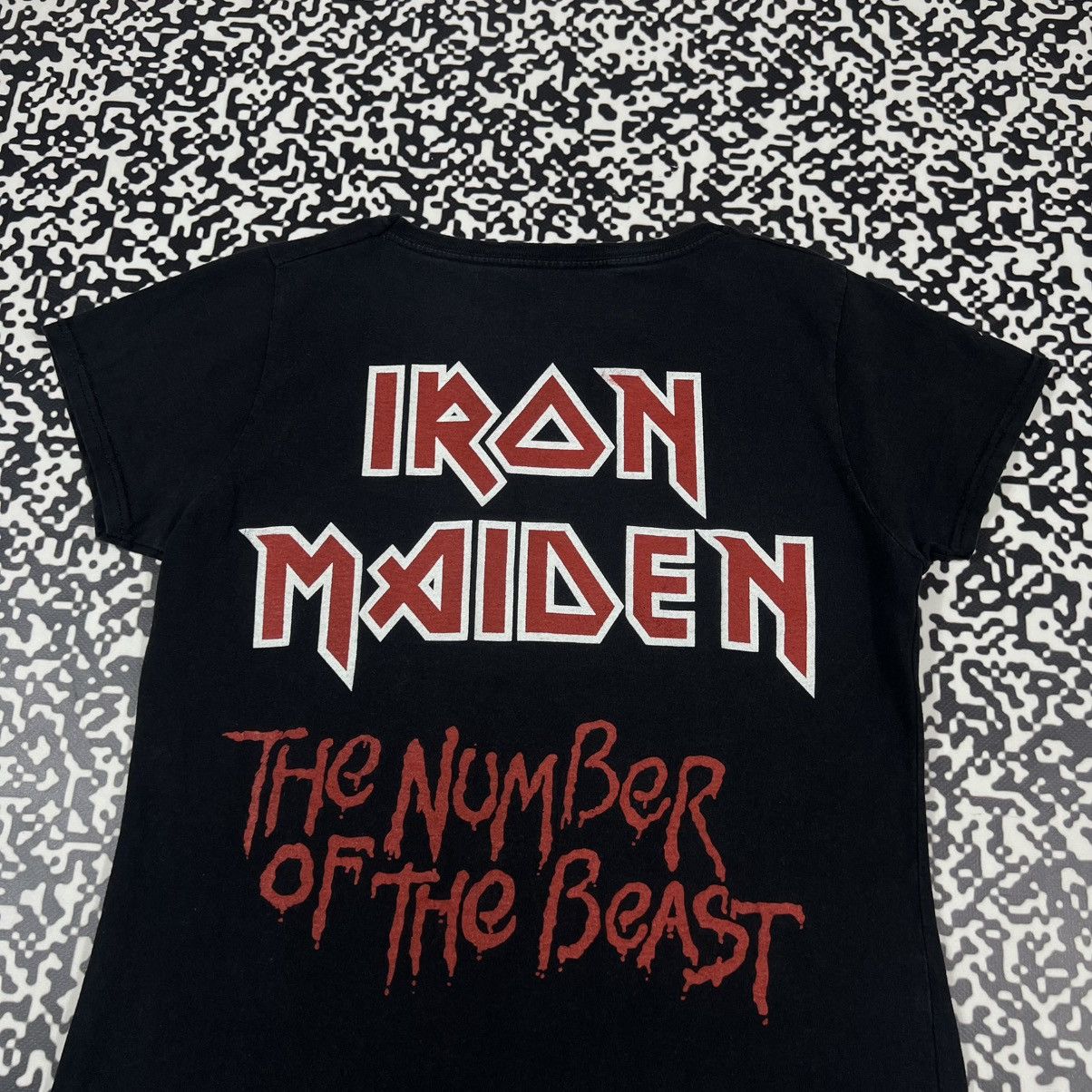 Iron Maiden Vintage Y2K Iron Maiden Number Of The Beast Band T-shirt Size M / US 6-8 / IT 42-44 - 12 Thumbnail