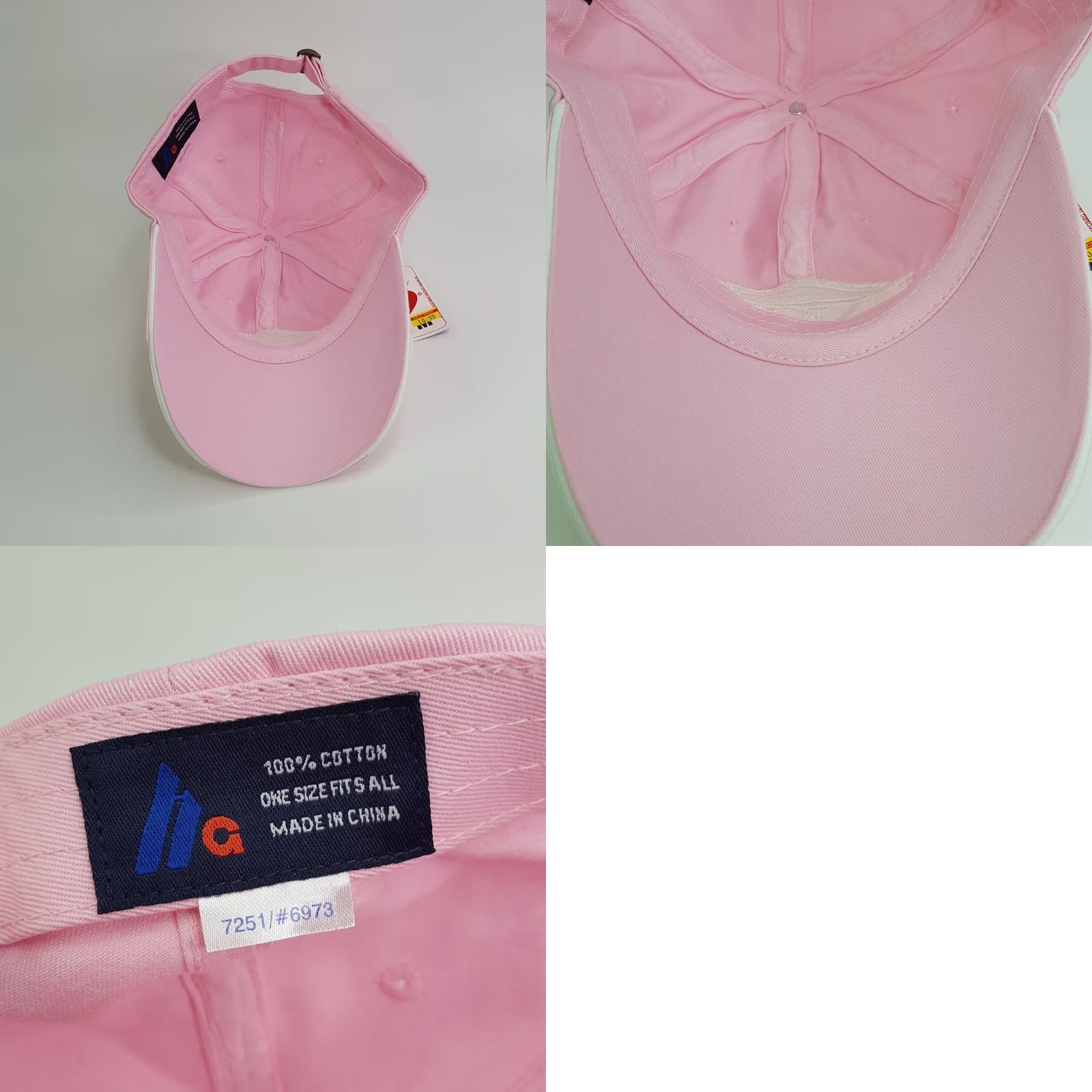 Pinko VINTAGE UNCW University Of Wilmington Women's Pink Adjustable Hat Baseball Cap College Hat Womens Pink Uncw University 90s Retro Size ONE SIZE - 8 Thumbnail