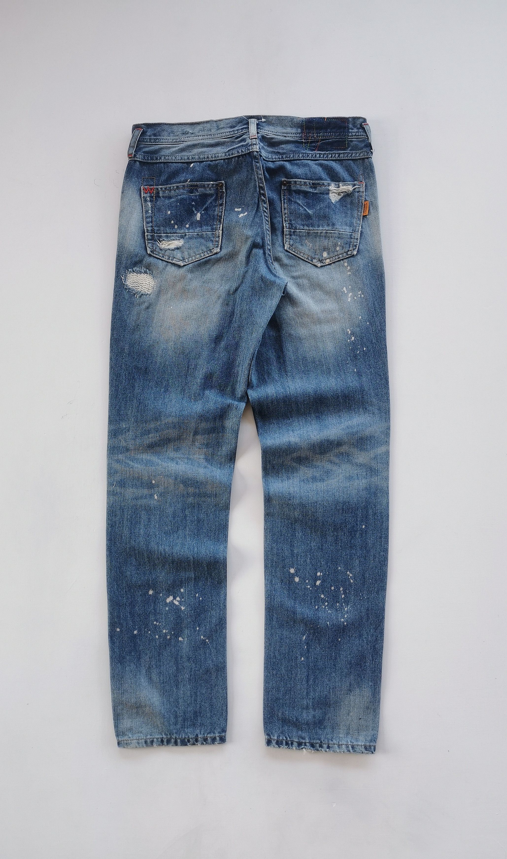 Kapital Distressed Jeans Style Kapital 31x31 Size US 31 - 2 Thumbnail