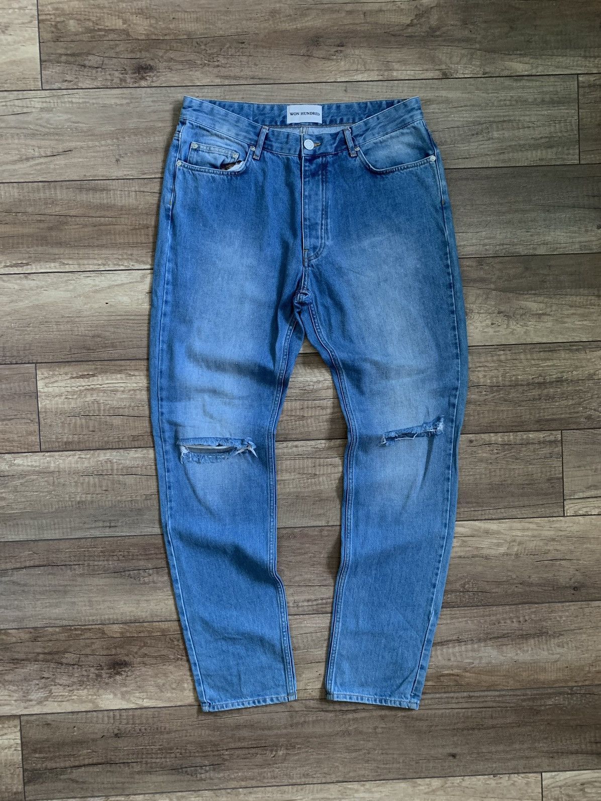 Won Hundred Won Hundred Distressed Jeans Denim Pants Size US 34 / EU 50 - 1 Thumbnail
