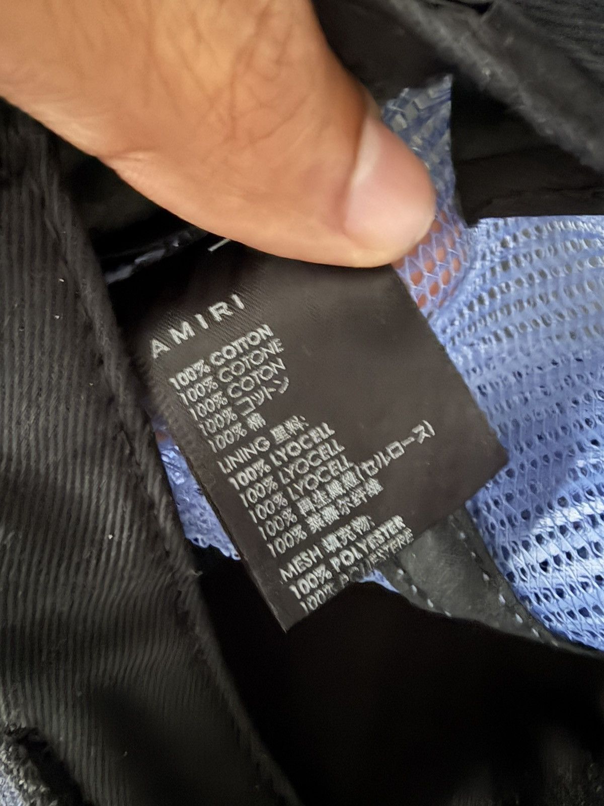 Amiri Amiri MA Logo Trucker Hat Size ONE SIZE - 5 Thumbnail
