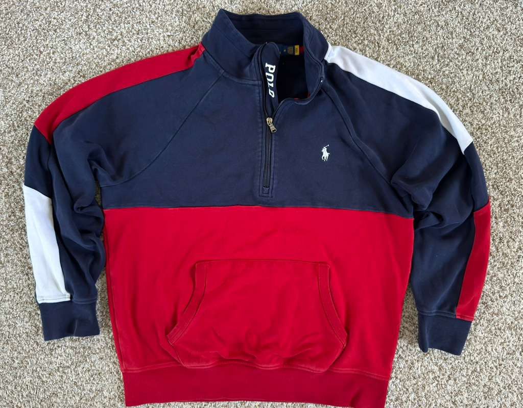 Polo Ralph Lauren Polo Ralph Lauren Quarter-Zip Pullover - Medium Size US M / EU 48-50 / 2 - 6 Thumbnail